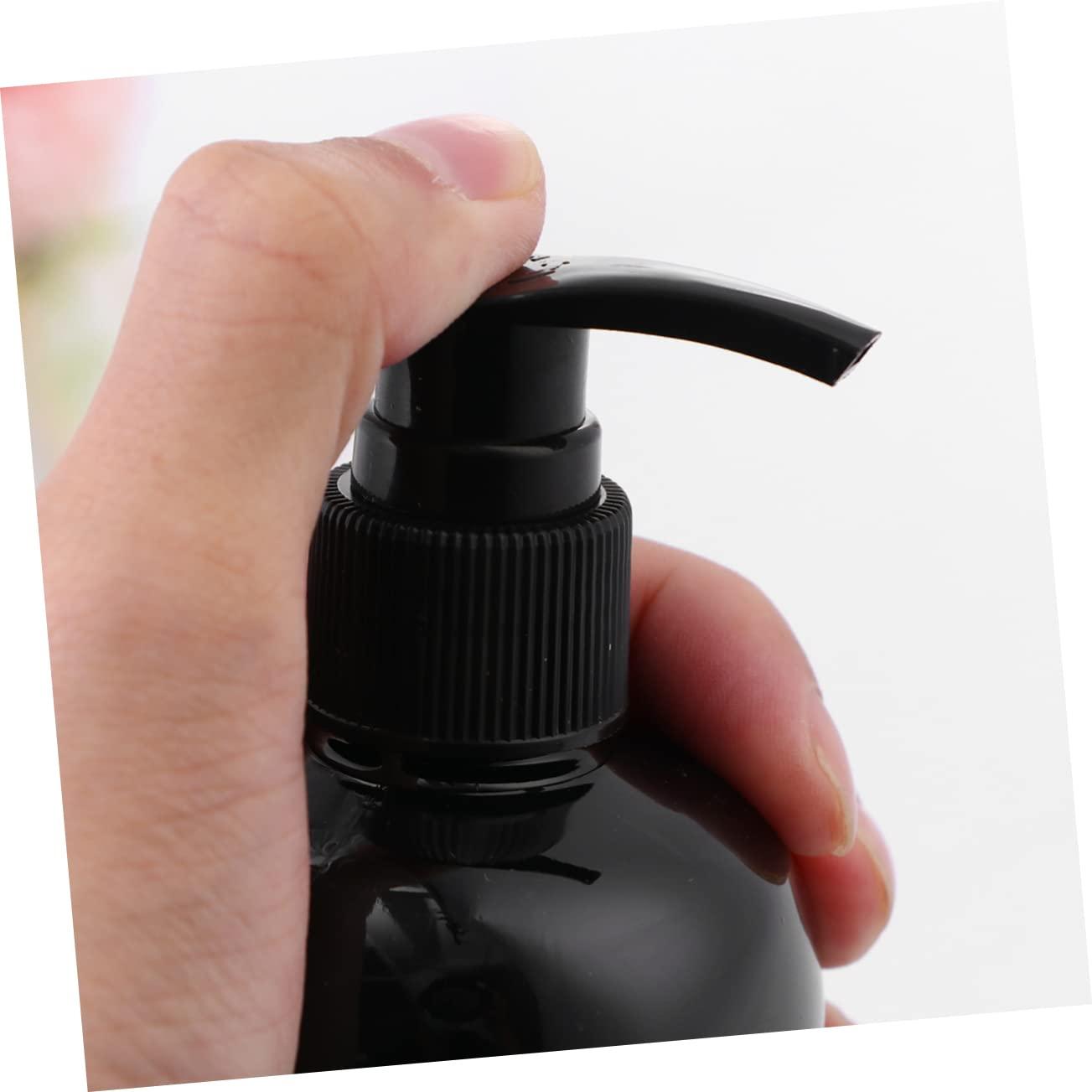 PRETYZOOM PRETYZOOM 4pcs Shampoo Bottle Body Wash Liquid Holder Squirty Bottles Shower Pump Dispenser Black Conditioner Black Glasses Liquid Dispenser Bottle Pump Bottles Accessories Travel Lotion