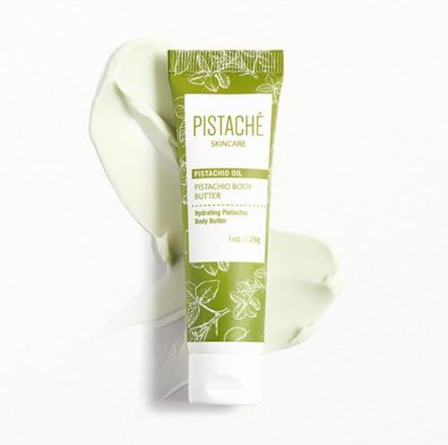 Pistach Skincare Pistach Skincare Pistachio Oil On-the-Go Radiance Set + Whipped Body Butter + 5-Pc Mini Collection (Travel)+ Hydrates and Nourishes + Vitamin E + Antioxidant Protection