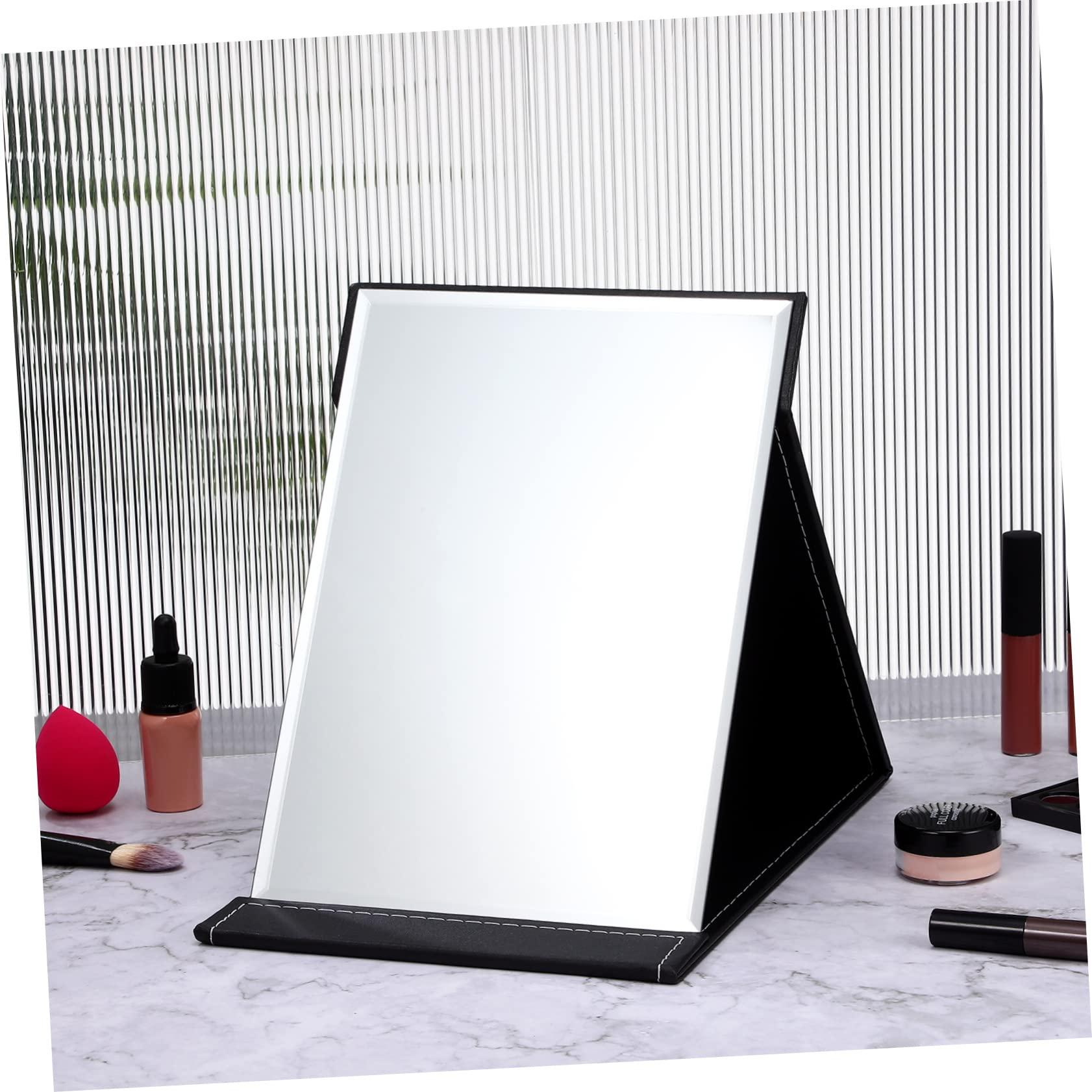 Mikinona Mikinona Mirror Portable Travel Makeup Small Vanity Handheld Makeup Vanity Stool Claw Clips Girl Dresser Dressers Vanity Desk PVC