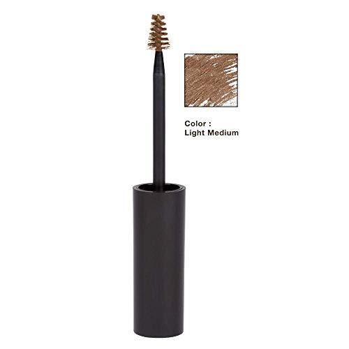 Elizabeth Mott Elizabeth Mott Eyebrow Gel Makeup - Queen of the Fill Brow Tint and Filler - Brush to Fill in Eyebrows and Cover Gray Hairs, Water resistant, Long Lasting - Cruelty Free, Light Medium Brown, 4g