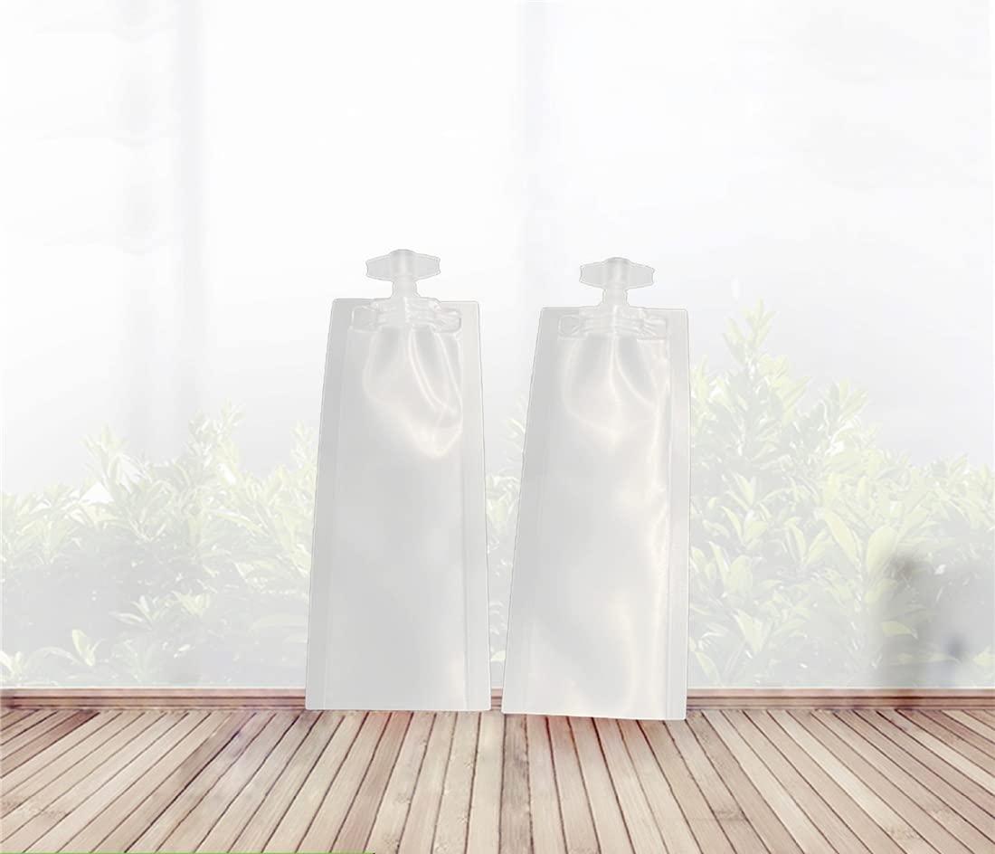 NATX NATX 50Pcs 0.17oz Matte Cream Shampoo Perfume Cosmetic Liquid Spout Pouches Heat Seal Portable Travel Liquid Clear Plastic Empty Packaging Bag Divide bag 5ml