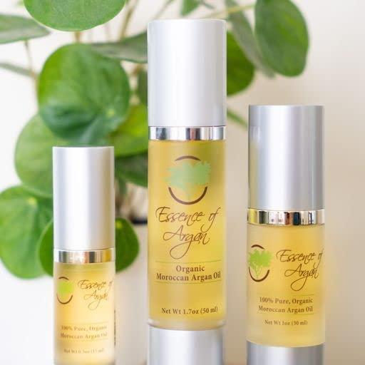 Essence Of Argan Essence Of Argan 100% Pure Moroccan Organic Argan Oil - Natural EcoCert Oil that Nourishes, Conditions and Moisturizes Your Skin, Hair and Nails