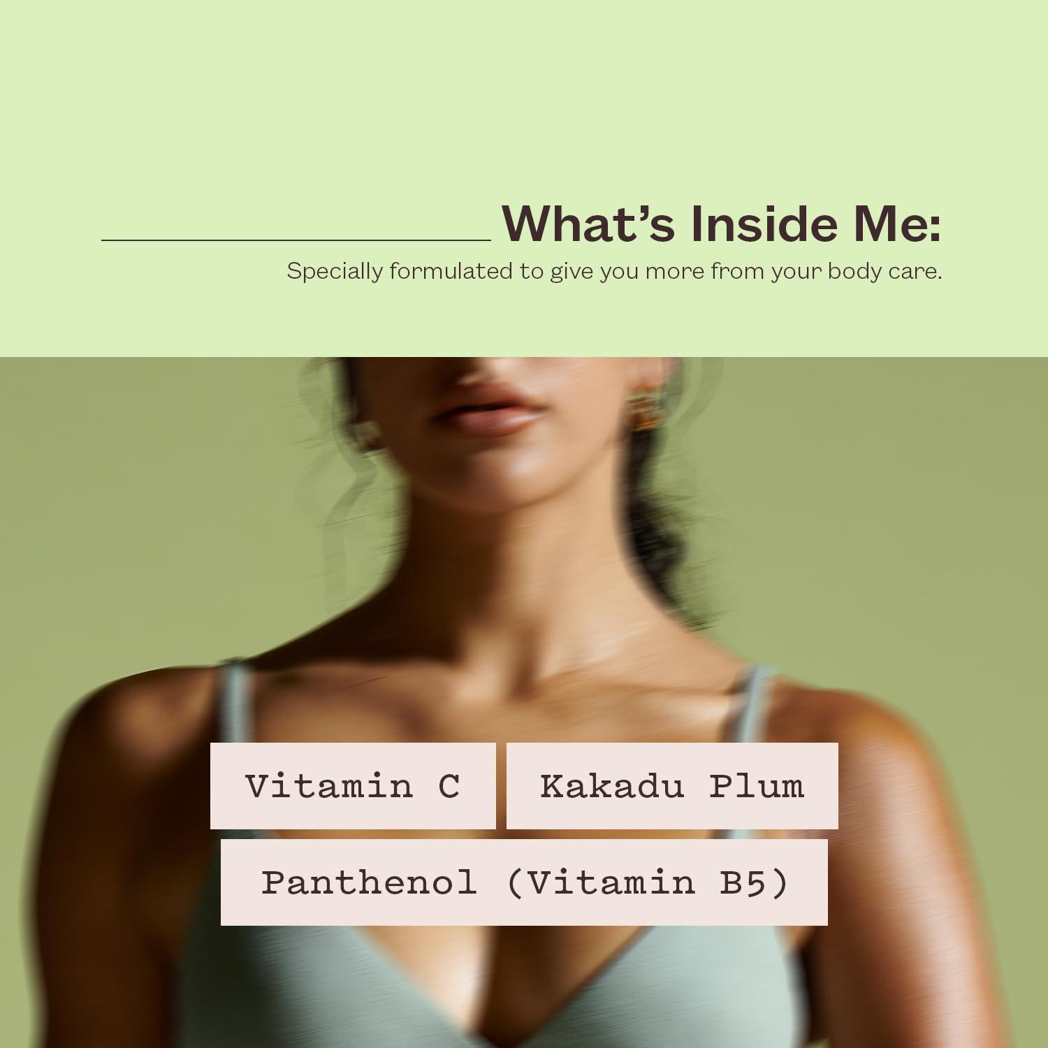 frank body frank body Brightening Body Wash | Vegan & Cruelty Free | Evens Tone & Brightens Complexion | Made with Vitamin B & C, Kakadu Plum and Pomegranate | Bamboo & Camellia Scent | (360 mL / 12.17 fl oz)