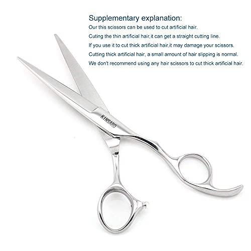 KINSARO 6 INCH Hair Cutting Scissors and 6 INCH Hair Thinning Scissors Barber Scissors Hairdressing Scissors Kinsaro