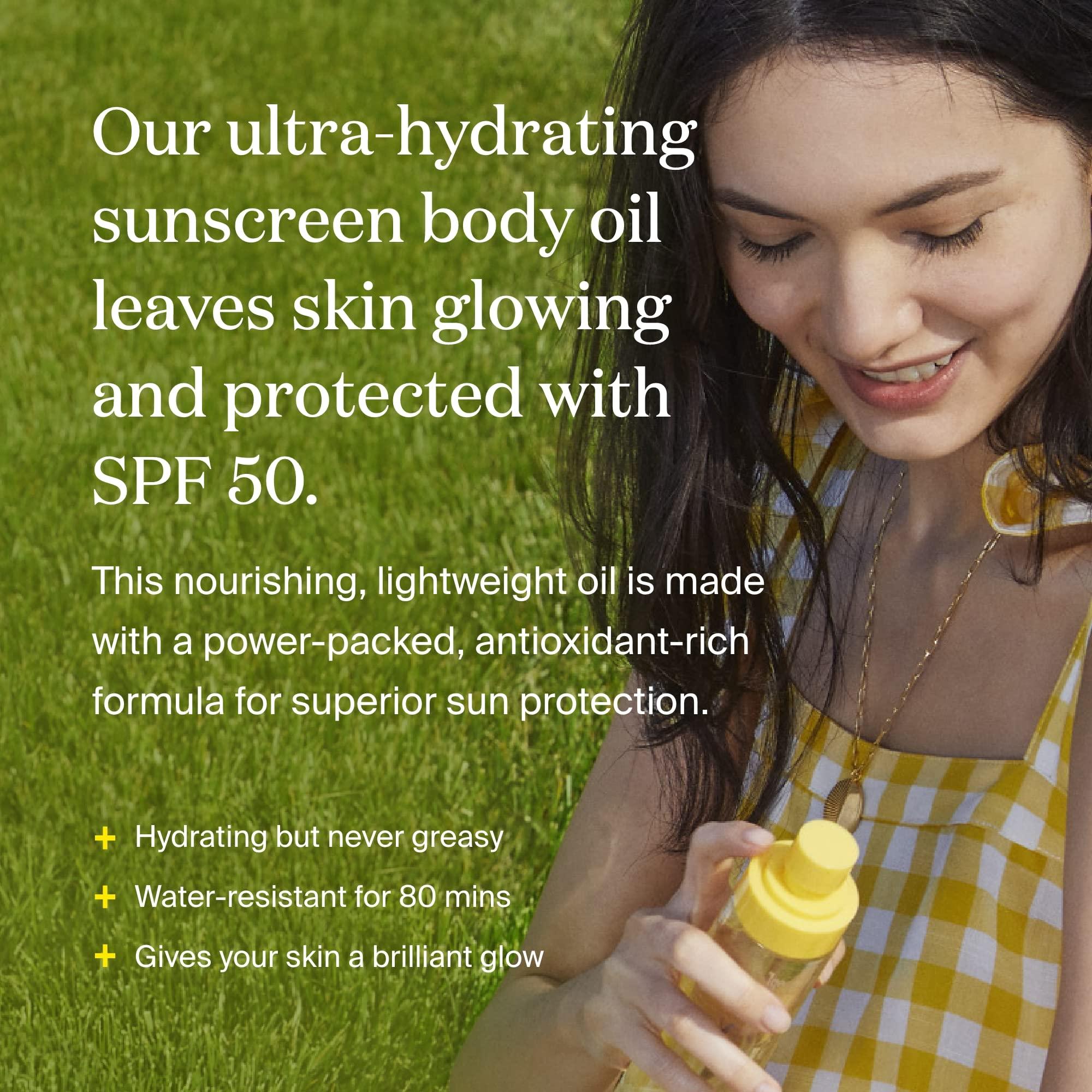 Supergoop! Supergoop! Glow Oil - 1 fl oz - SPF 50 PA++++ Vitamin E Body Oil + Broad Spectrum Sunscreen Protection - With Marigold, Meadowfoam & Grape Seed Extracts