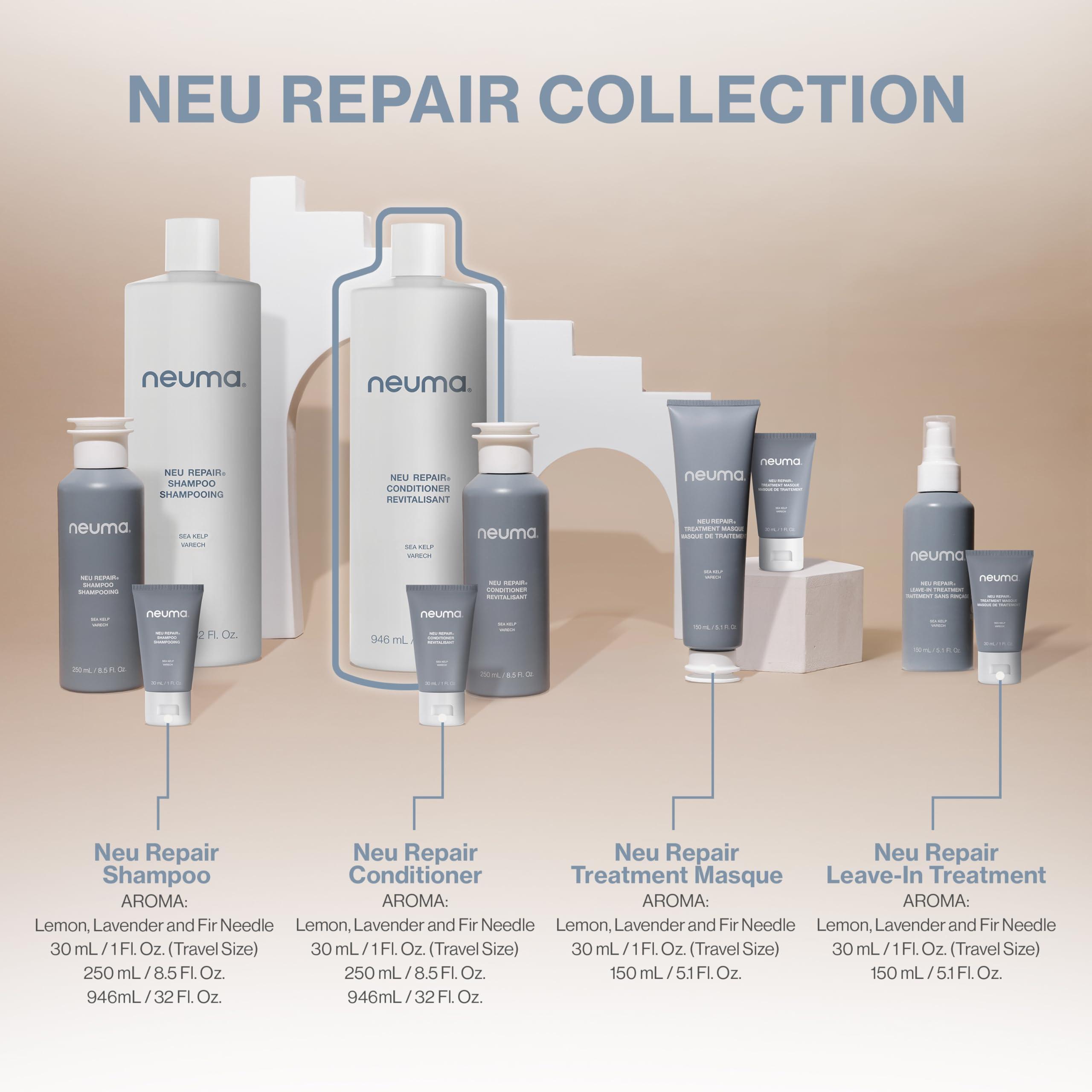 NEUMA Neuma Neu Repair Conditioner 32 Fl. Oz. Sulfate Free Paraben Free Repairing Conditioner - Fortifies, Revitalizes, Strengthens, Nourishes, Moisturizes, Lemon, Lavender & Fir Needle Scent