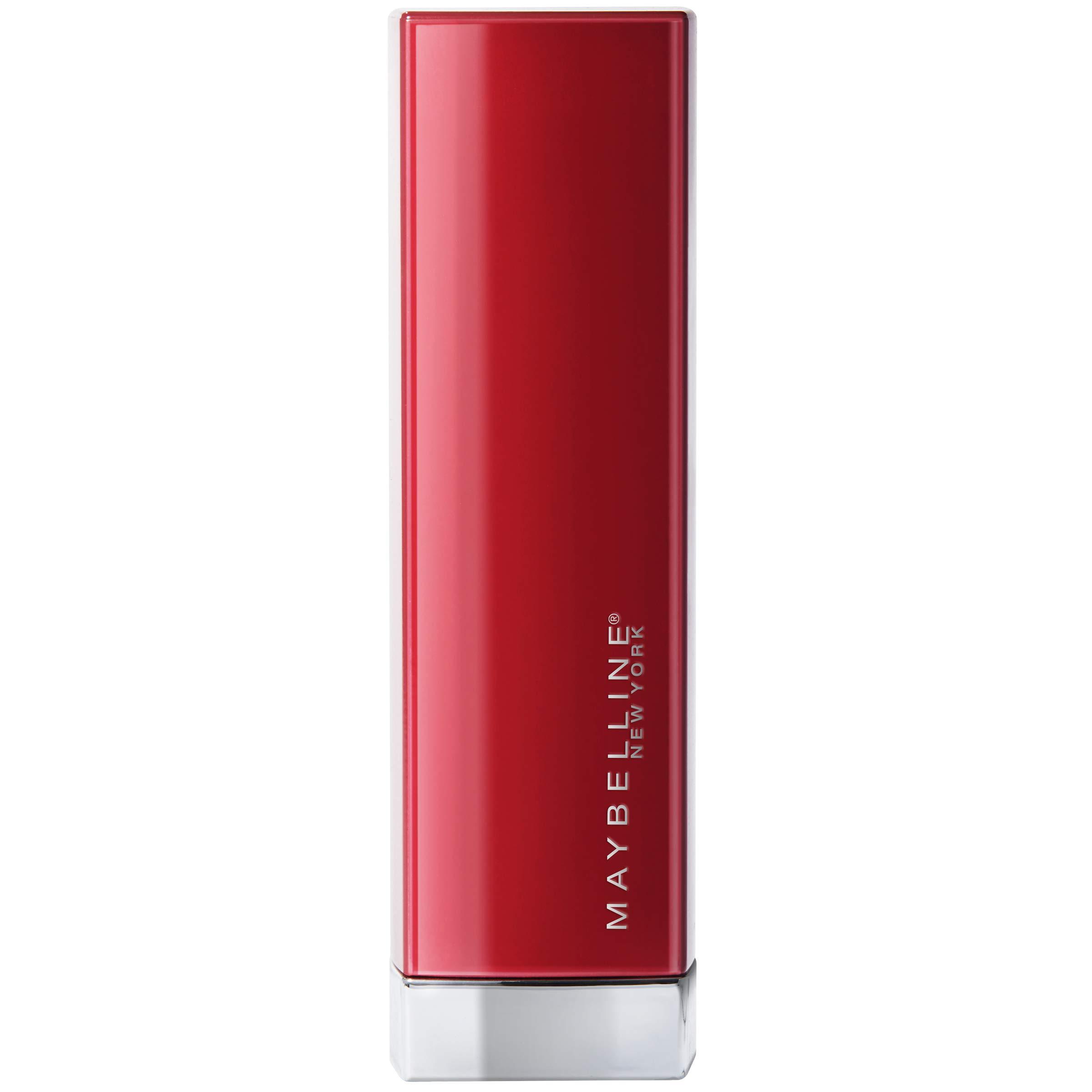 MAYBELLINE Maybelline Color Sensational Made for All Lipstick, Crisp Lip Color & Hydrating Formula, Ruby For Me, Red, 1 Count