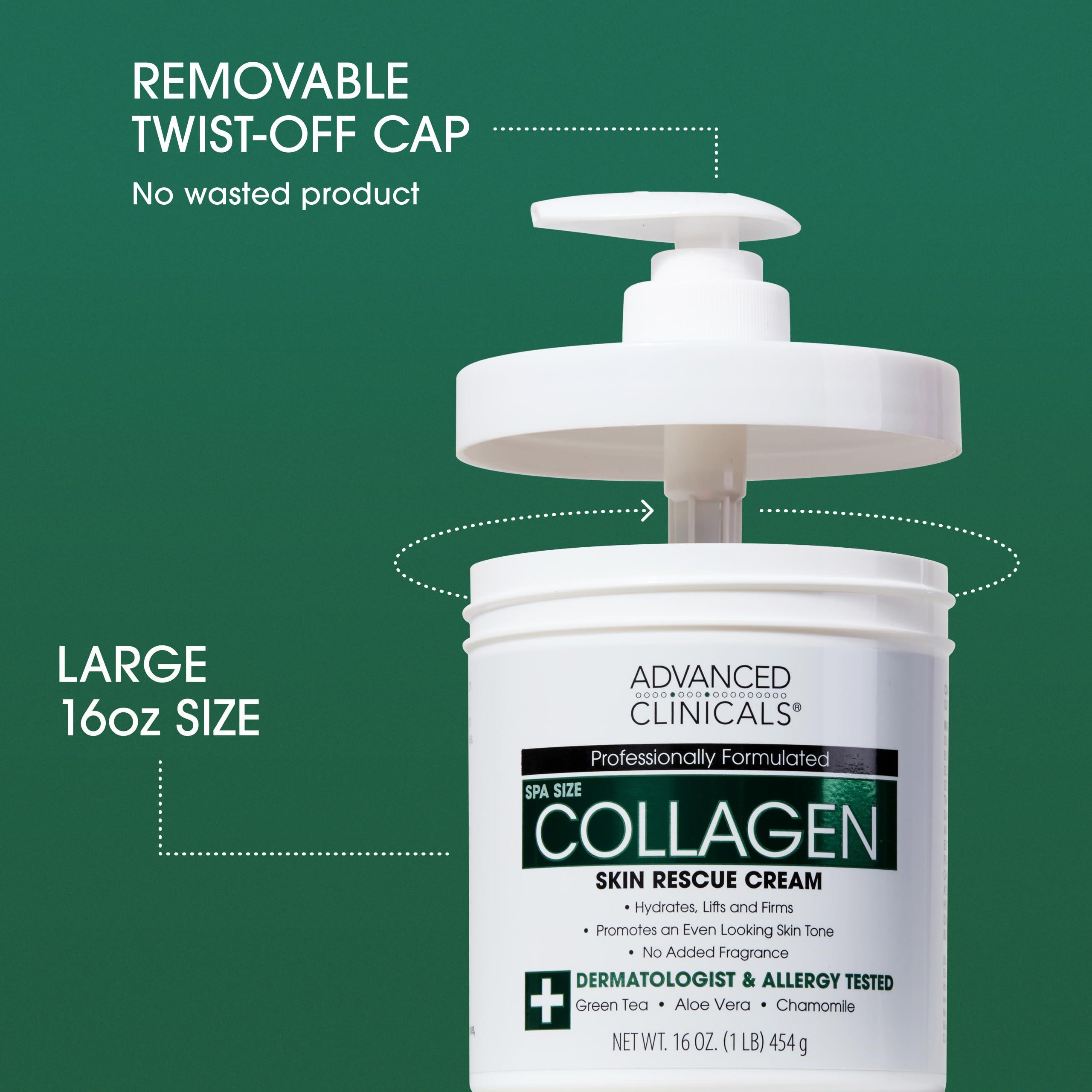 Advanced Clinicals Advanced Clinicals Collagen Skin Rescue Lotion