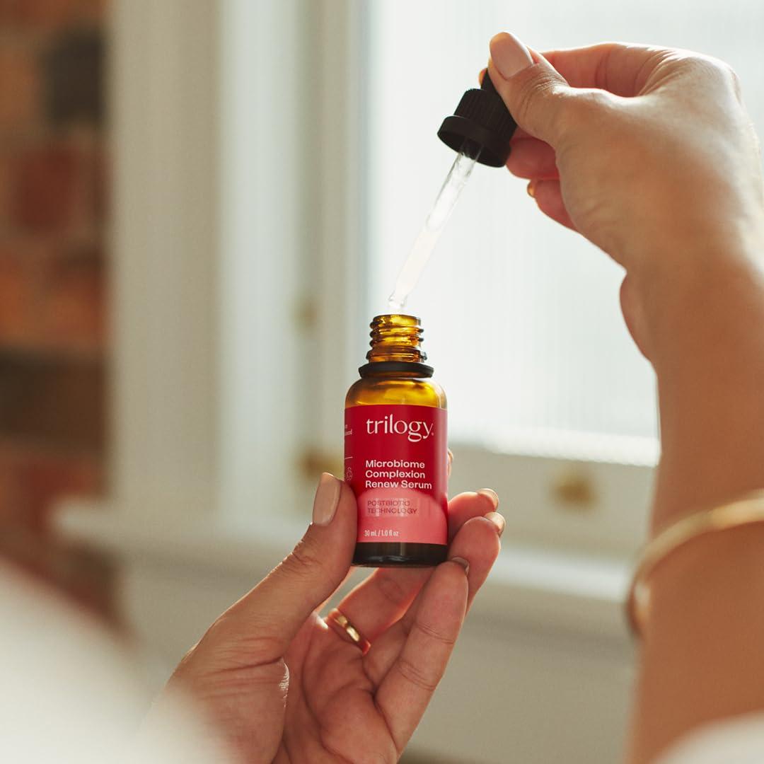 Trilogy Trilogy Microbiome Complexion Renew Serum, Postbiotic Technology, 1.0 fl oz