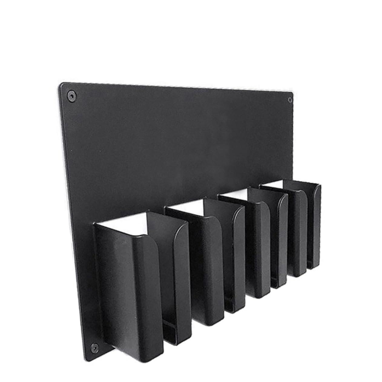 Ipetboom Ipetboom Rack Trimmer Hair Dryer Clipper Salon Organizer Hair Holder Hairdressing Tool Holder Hair Clippers Hairdressers Scissors Salon Clipper Wall Holder Hairdresser Bag Black