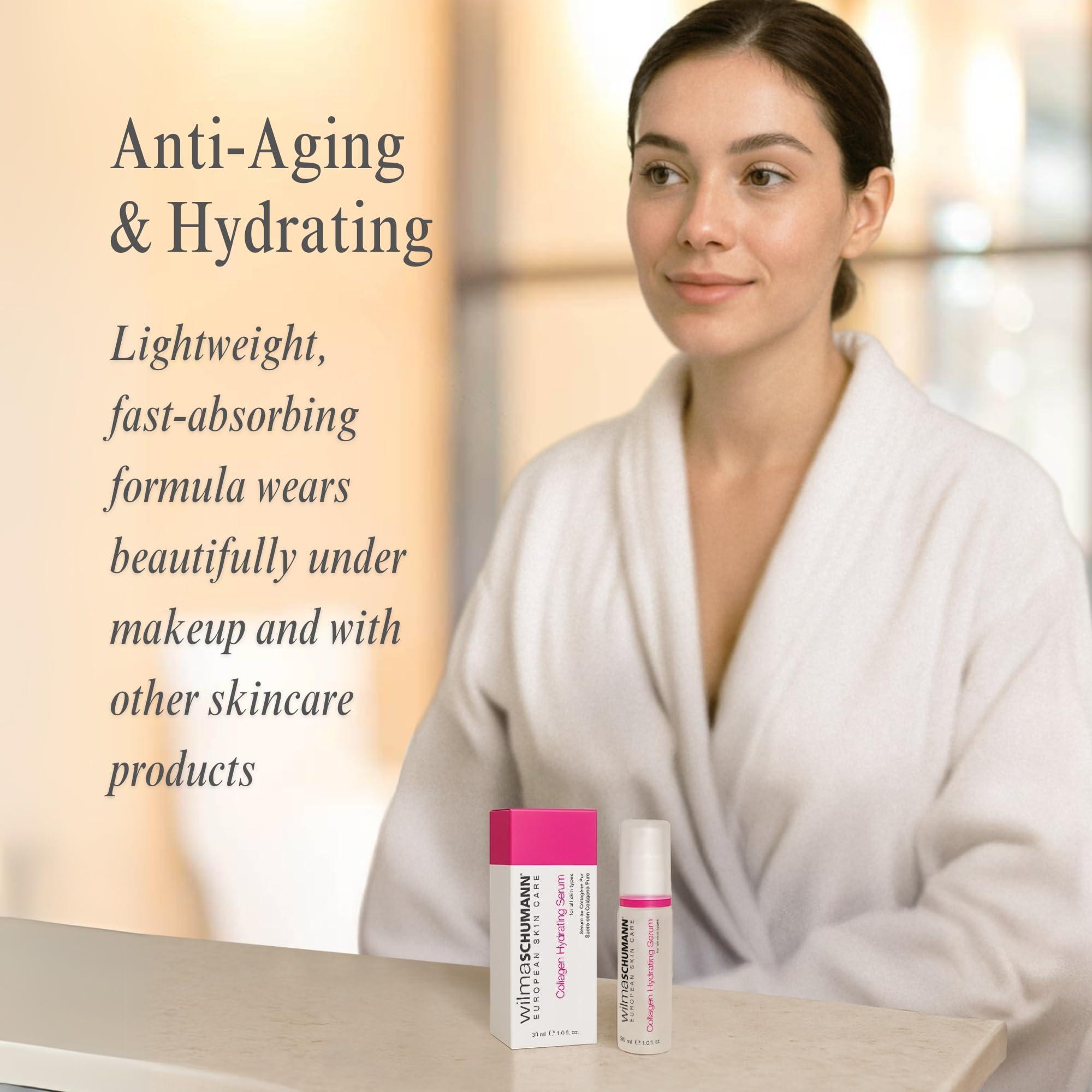 WILMA SCHUMANN Wilma Schumann Collagen Hydrating Serum, Face Serum, Collagen for Women, 1oz