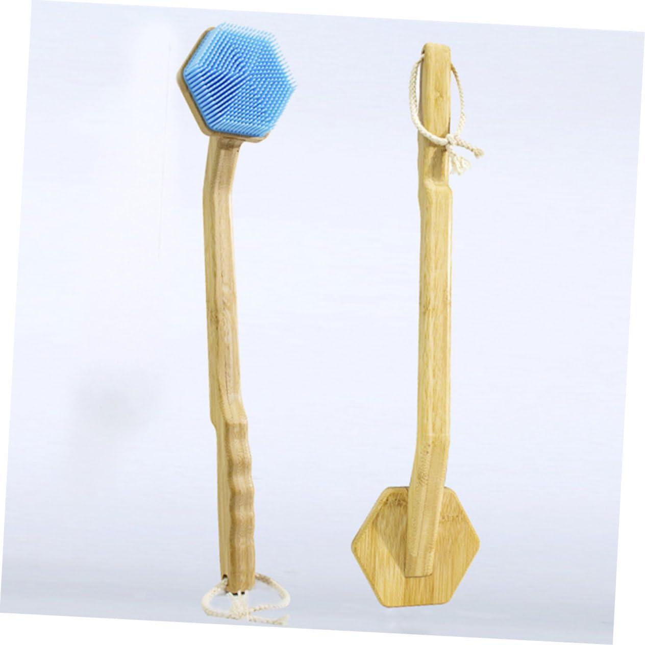 FOMIYES 2pcs Bath Brush Long Handle Bath Massage Brush Shower Brush for Body Bath Back Scrubber Back Cleaner for Shower Bath Back Brush with Long Handle Bath Scrub Brush with Long Handle