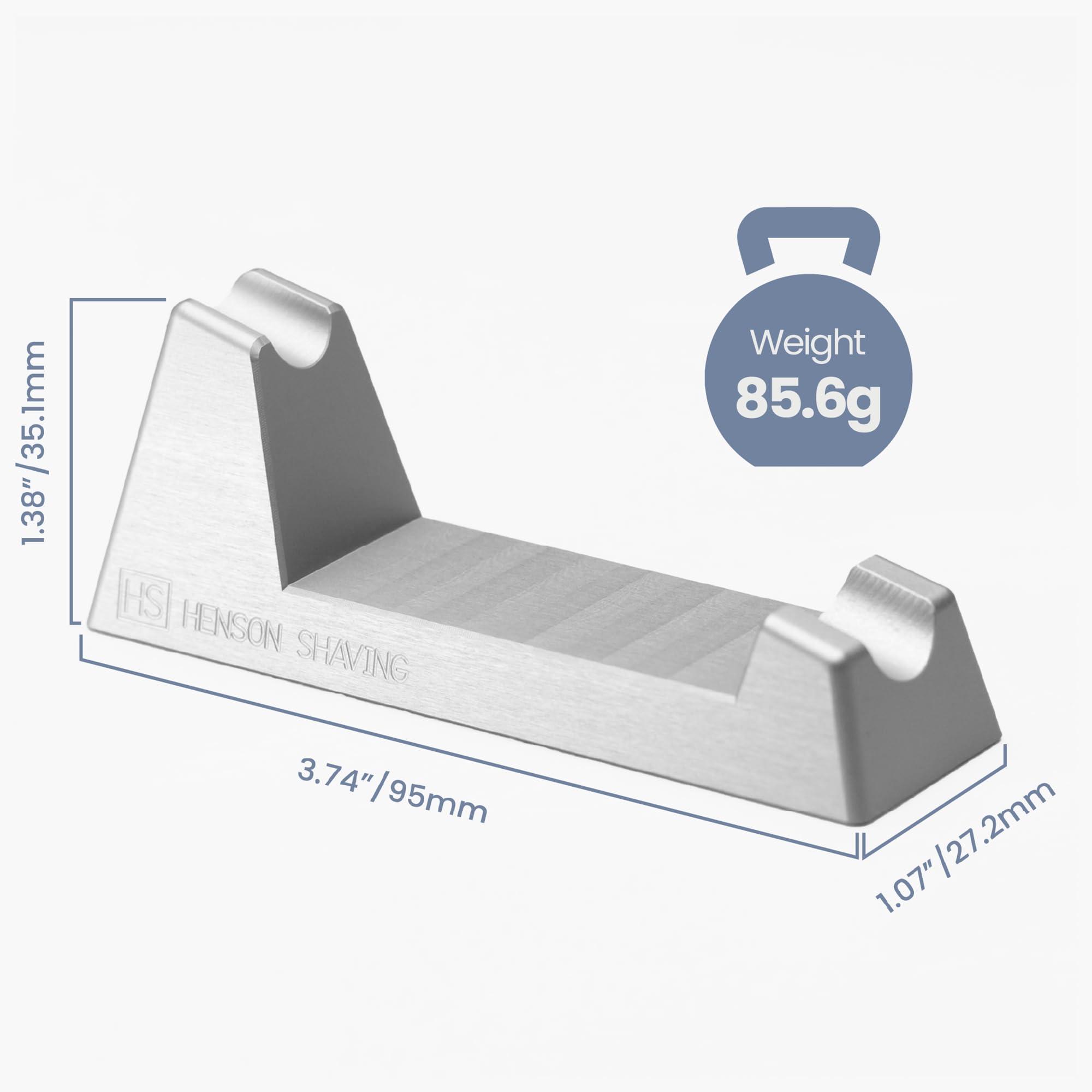 Henson Shaving The Henson Razor Stand - Lightweight and Highly Durable Safety Razor Stand for Men and Women - Aluminum Razor Holder Designed for Henson AL13, Henson AL13-M, Henson Ti22