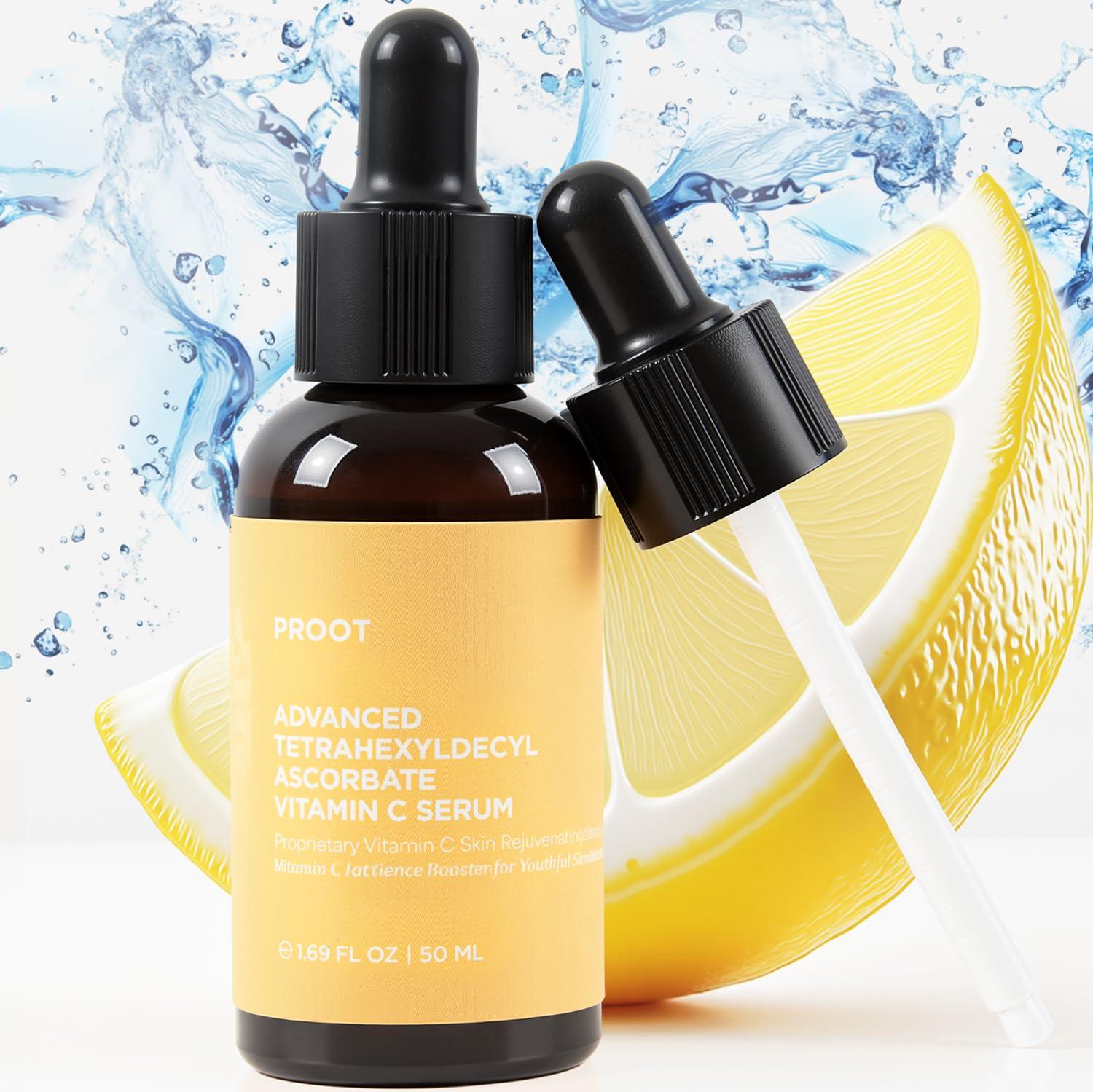 PROOT Tetrahexyldecyl Ascorbate Serum | Tetrahexyldecyl Ascorbate Vitamin C Serum | Korean THD Ascorbate Vitamin C Serum | Tetrahexyldecyl Ascorbate Serum with Vitamin C Complex