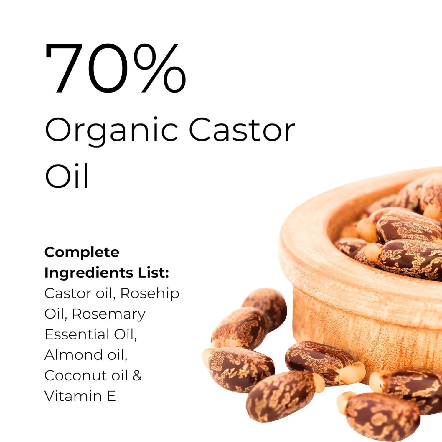 Generic Eyebrow & Eyelash Growth Serum/Oil - Organic, Brow & Lash Boosting Enhancer for Thick Eyebrows and Eyelashes - has Castor oil for Volume & comes with Applicators (30 ml)