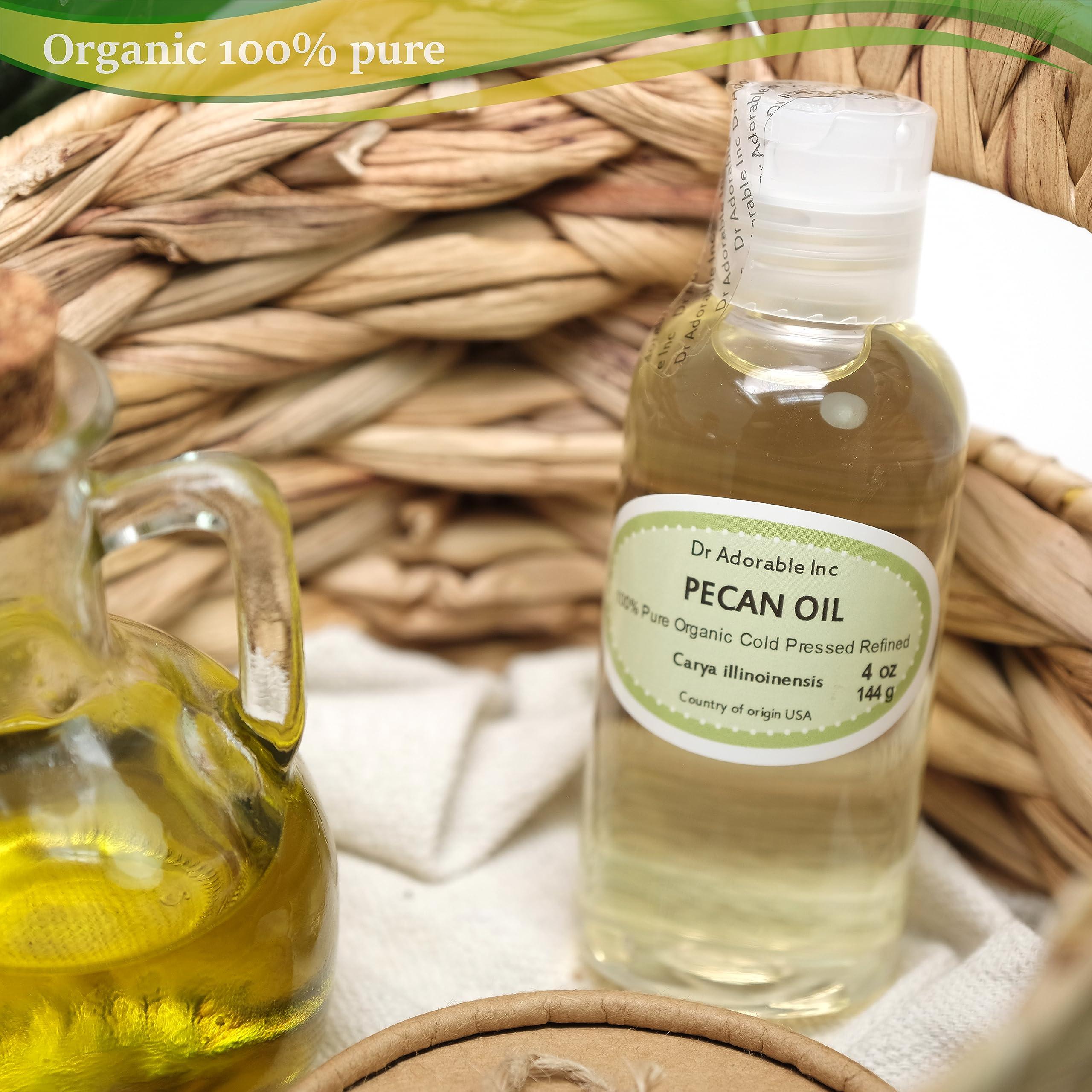 Dr Adorable Dr Adorable - 4 oz - Pecan Oil - 100% Pure Natural Premium Organic Cold Pressed