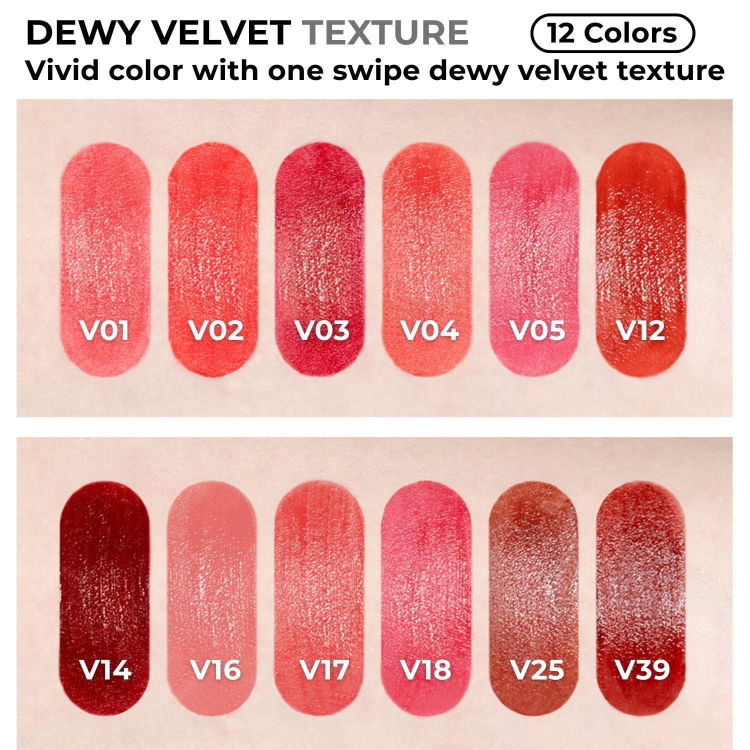 BBI@ BBIA BBIA Last Velvet Tint MLBB Edition - Soft Creamy Matte Finish Lip Stain, Blur Effect & Velvety Texture, Long-Lasting, High Pigment, Non-Drying, Vegan, Korean Lip Makeup (V47 SWEET LIFE, Pack of 1)