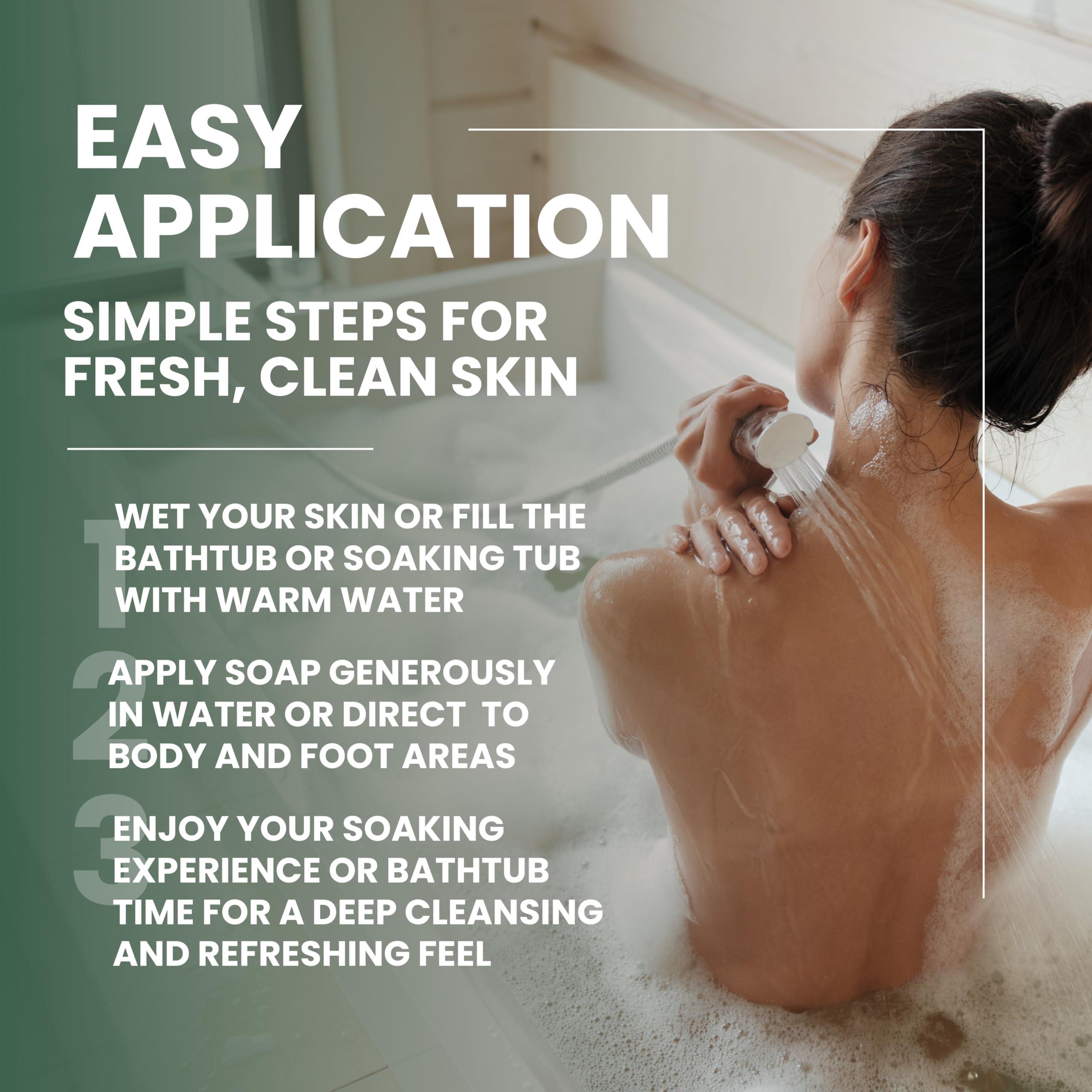 KESMEDIK KESMEDIK Tea Tree Soap | Antifungal Foot & Body Wash for Deep Cleansing & Body Odor, Athletes Foot, Ringworm, Jock Itch, and Smelly Feet (1-Pack)