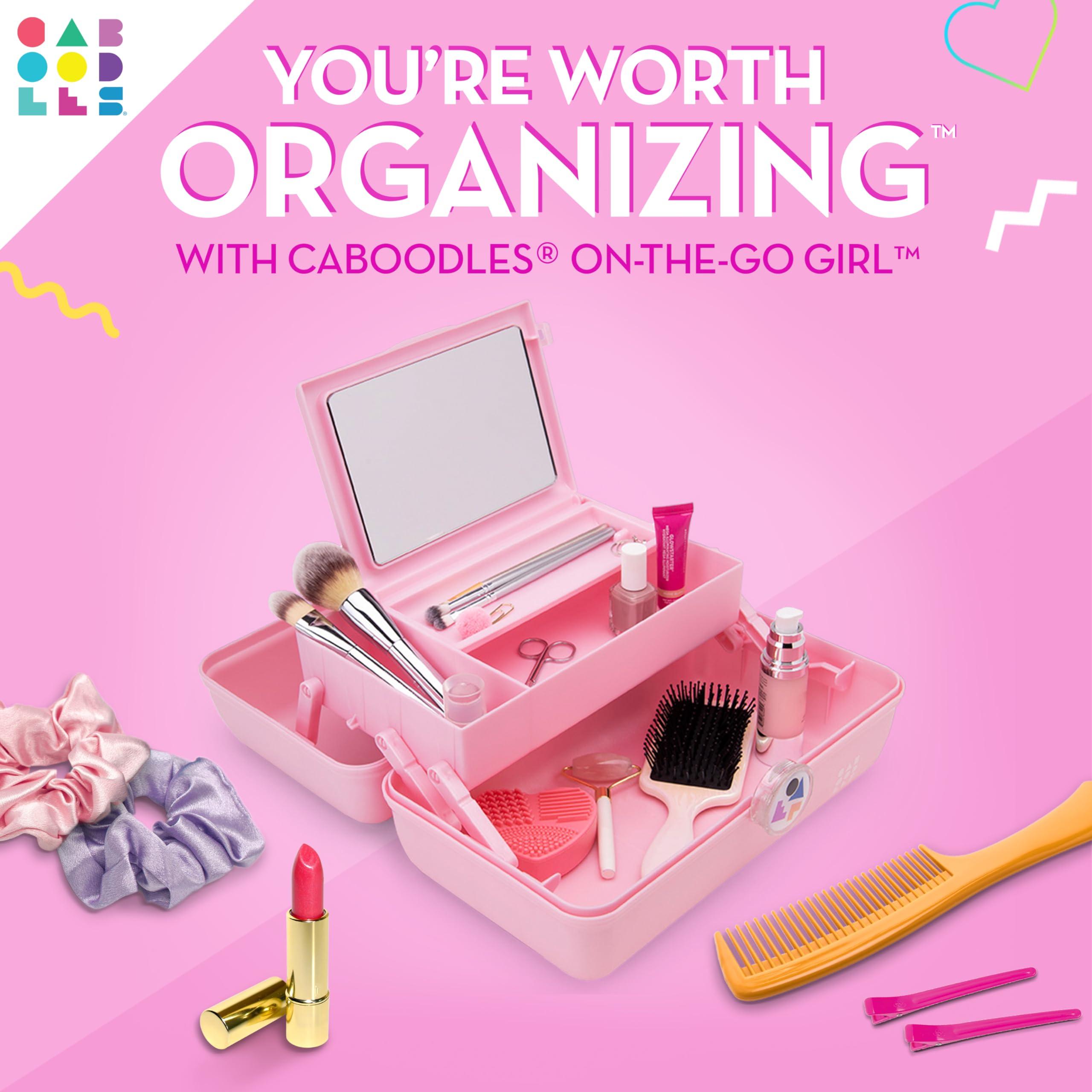 Caboodles Caboodles Twilight Disco - On-the-go Girl Costmetic Organizer Make-up & Accessory Carry Case, Pink Sparkle