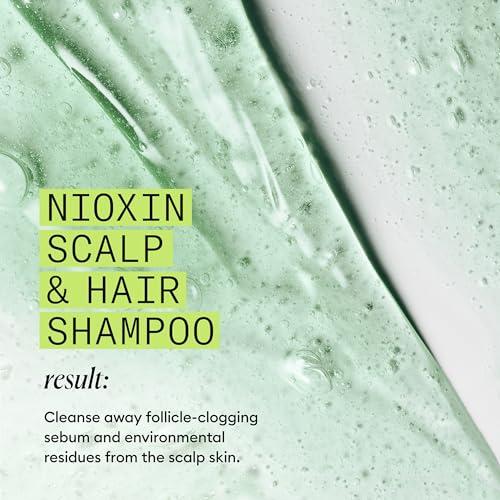 Nioxin Nioxin Scalp + Hair Thickening System 2 Shampoo | For Natural or Untreated Hair with Progressed Thinning | With Niacinamide and Biotin | 16.9 Fl oz.
