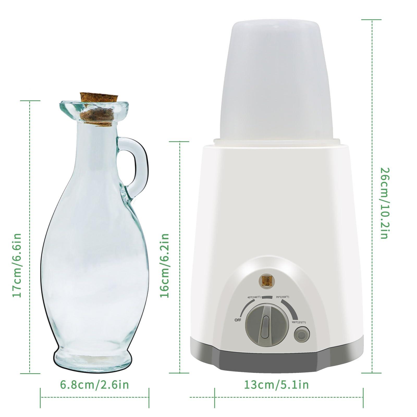 Surmol Oil Warmer for Massage With Glass Bottle - Professional Massage Oil Warmer for Massage Therapy Spa Home Salon, Lotion Warmer Oil Heater Dispenser