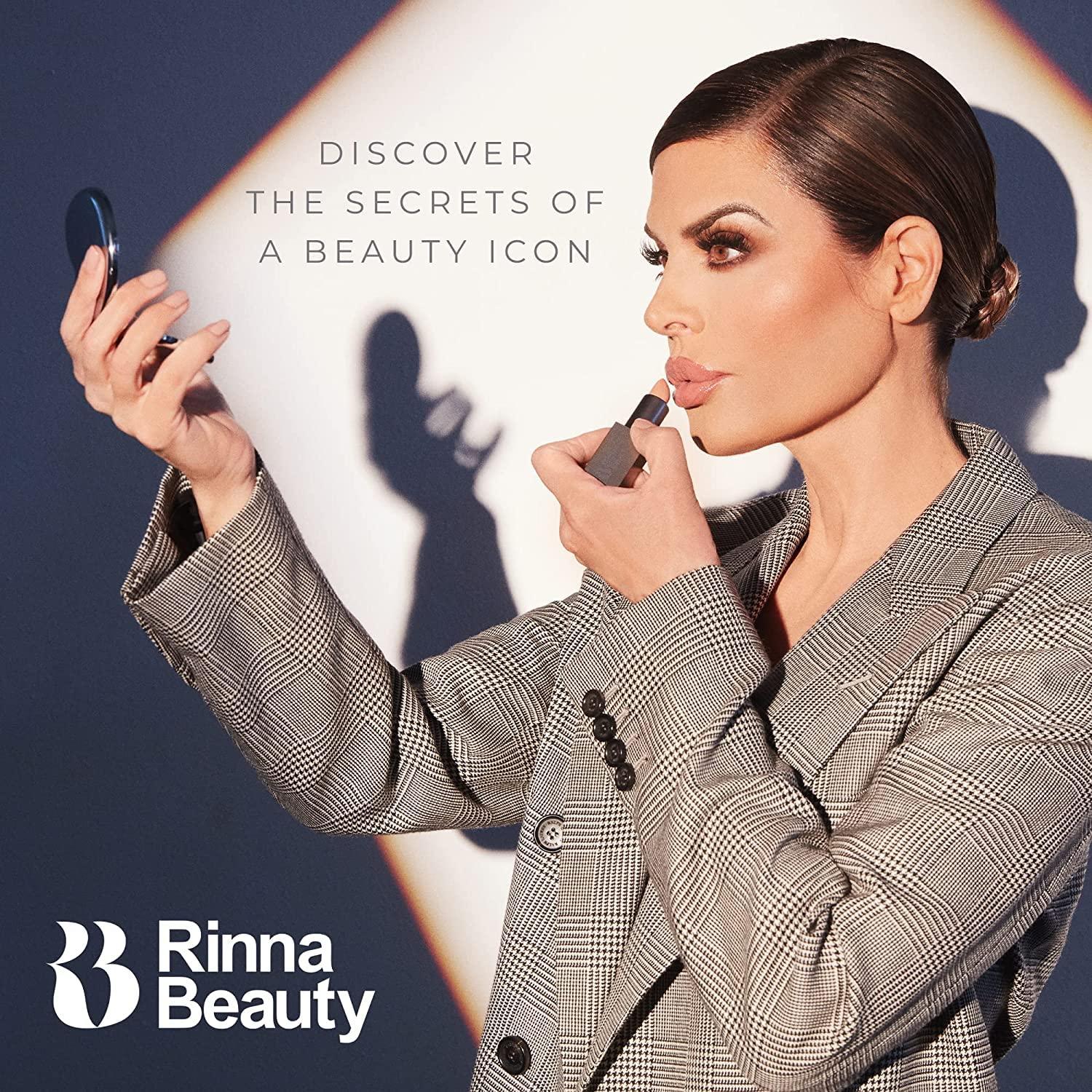RB RINNA BEAUTY Rinna Beauty Icon Lip Kit - No Apologies - All-in-One Lip Kit - Includes Lipstick, Lip Gloss, and Lip Liner - Nude Coral look - Vegan, Long-Lasting, Anti-Aging & Moisturizing, Cruelty-Free - 1 each