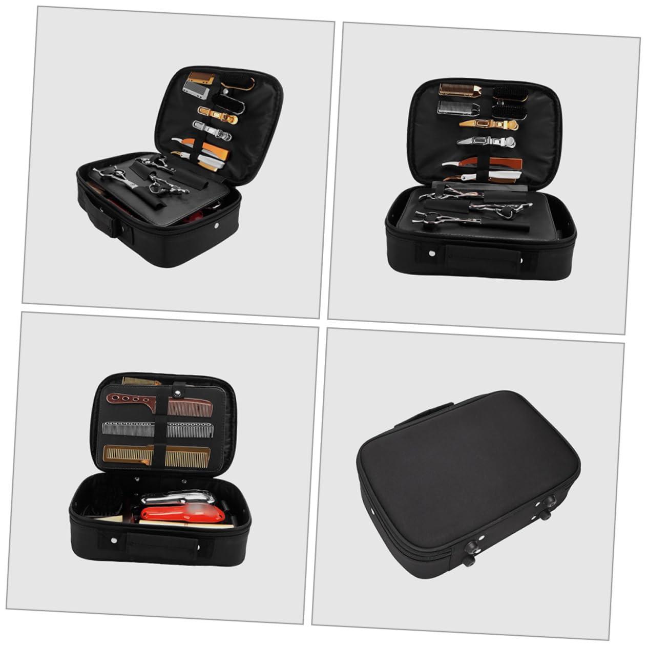 Ipetboom Ipetboom Hair Stylist Tool Box Large Capacity Barber Bag Combs and Shears Organizer