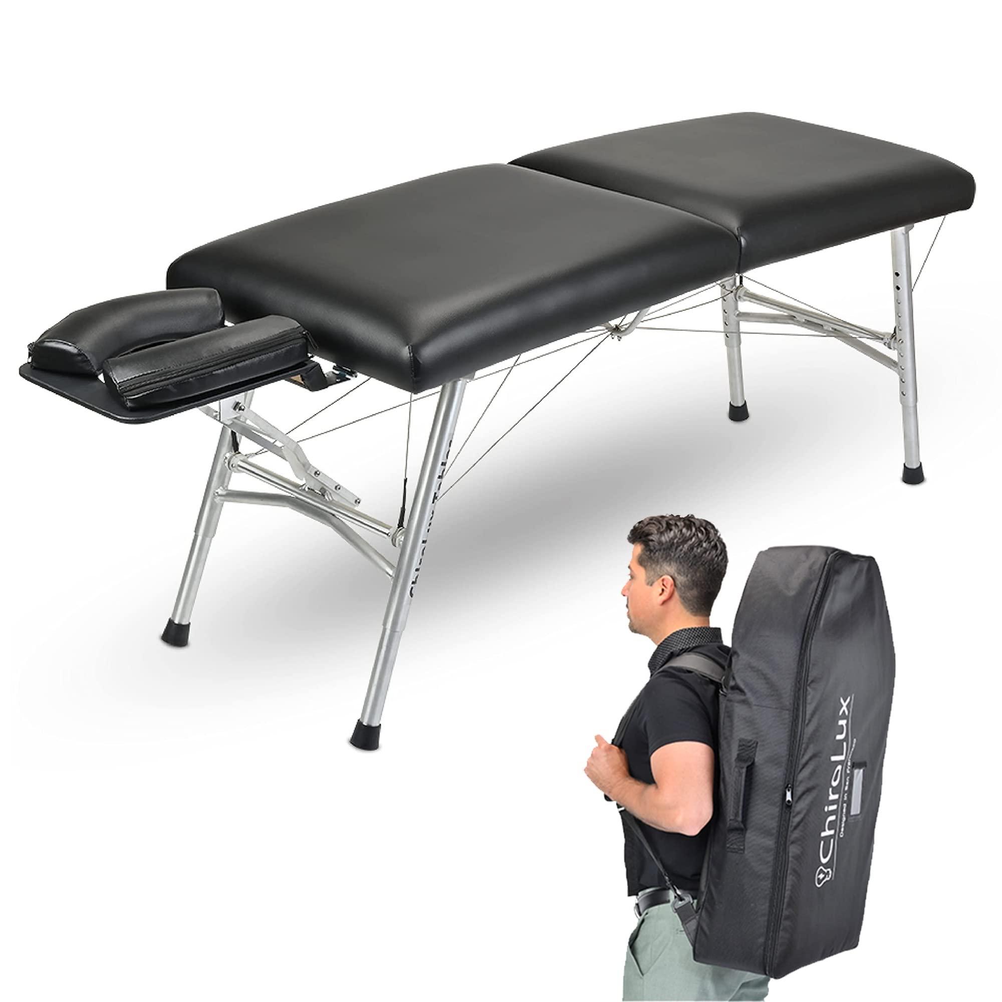 ChiroLux ChiroLux Classic Chiropractic Table | Professional-Grade Stability Table | Perfect for Sport Chiropractor | Lightweight and Simple Setup | MagLock Technology |Trusted by Olympics