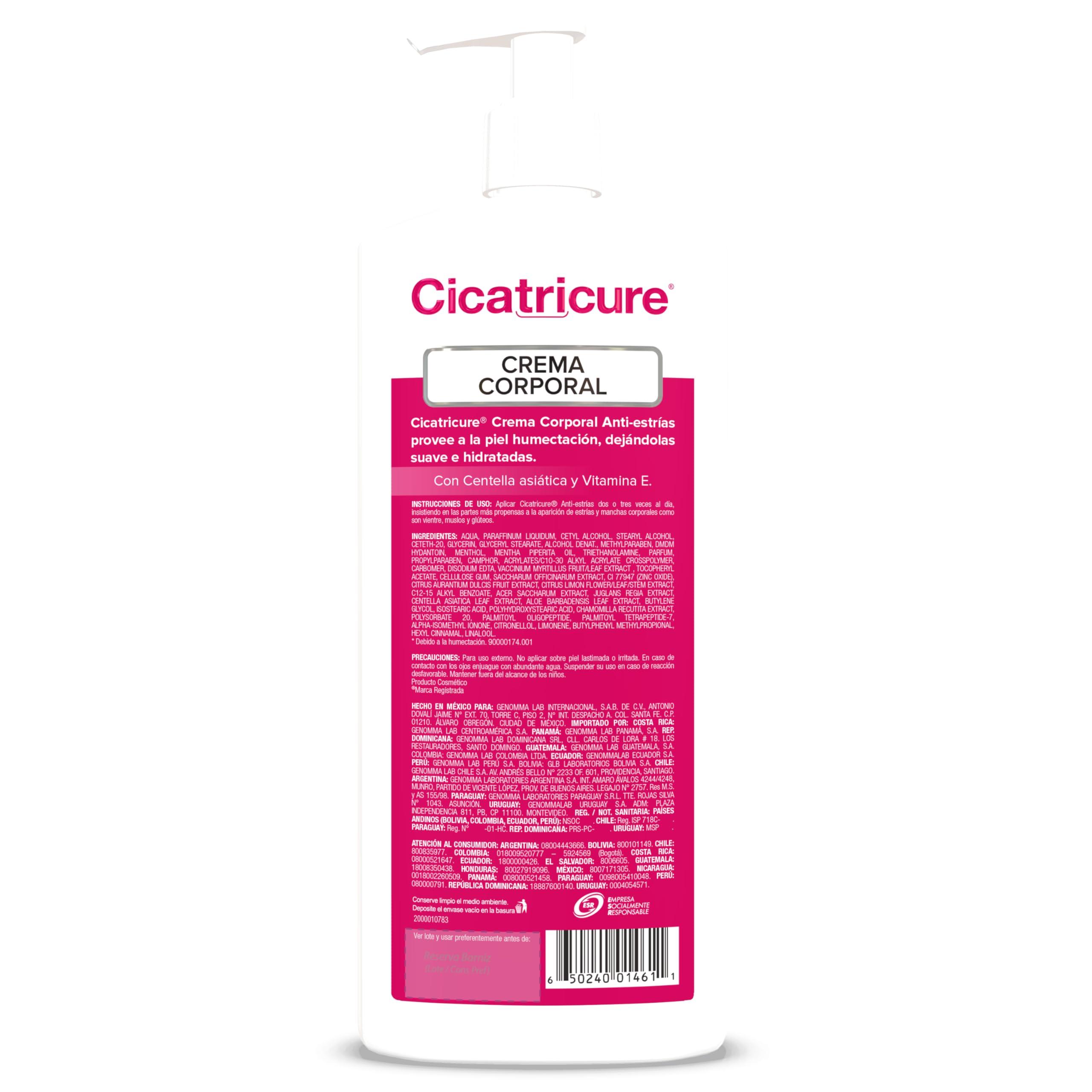 CICATRICURE Cicatricure Anti-Stretch Mark Cream, 13.6 Fl Oz, Whole Body Moisturizer for All Skin Tones