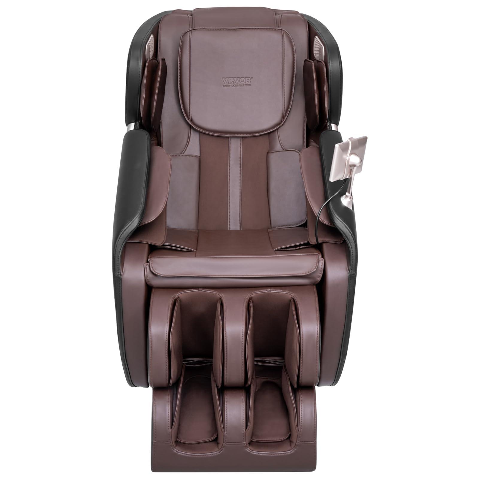 VEVOR VEVOR Zero Gravity Massage Chair, Full Body Massage Chair, 4D Shiatsu Massage Recliner Chair with Body Scan, Heating, Bluetooth Speaker, Airbags for Living Room, Home