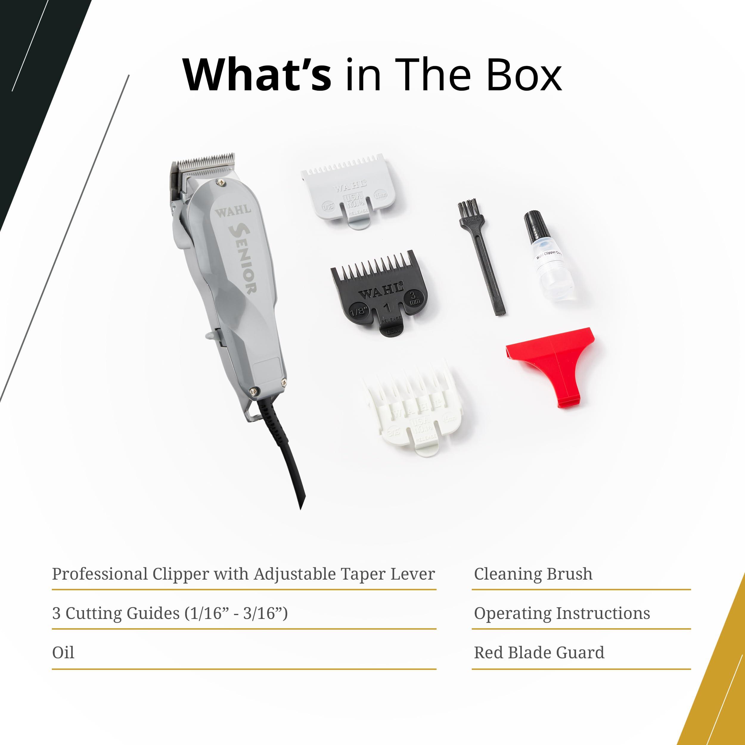 Wahl Professional Wahl Professional Senior Corded Clipper Heavy Duty Tapering and Blending V9000 Motor