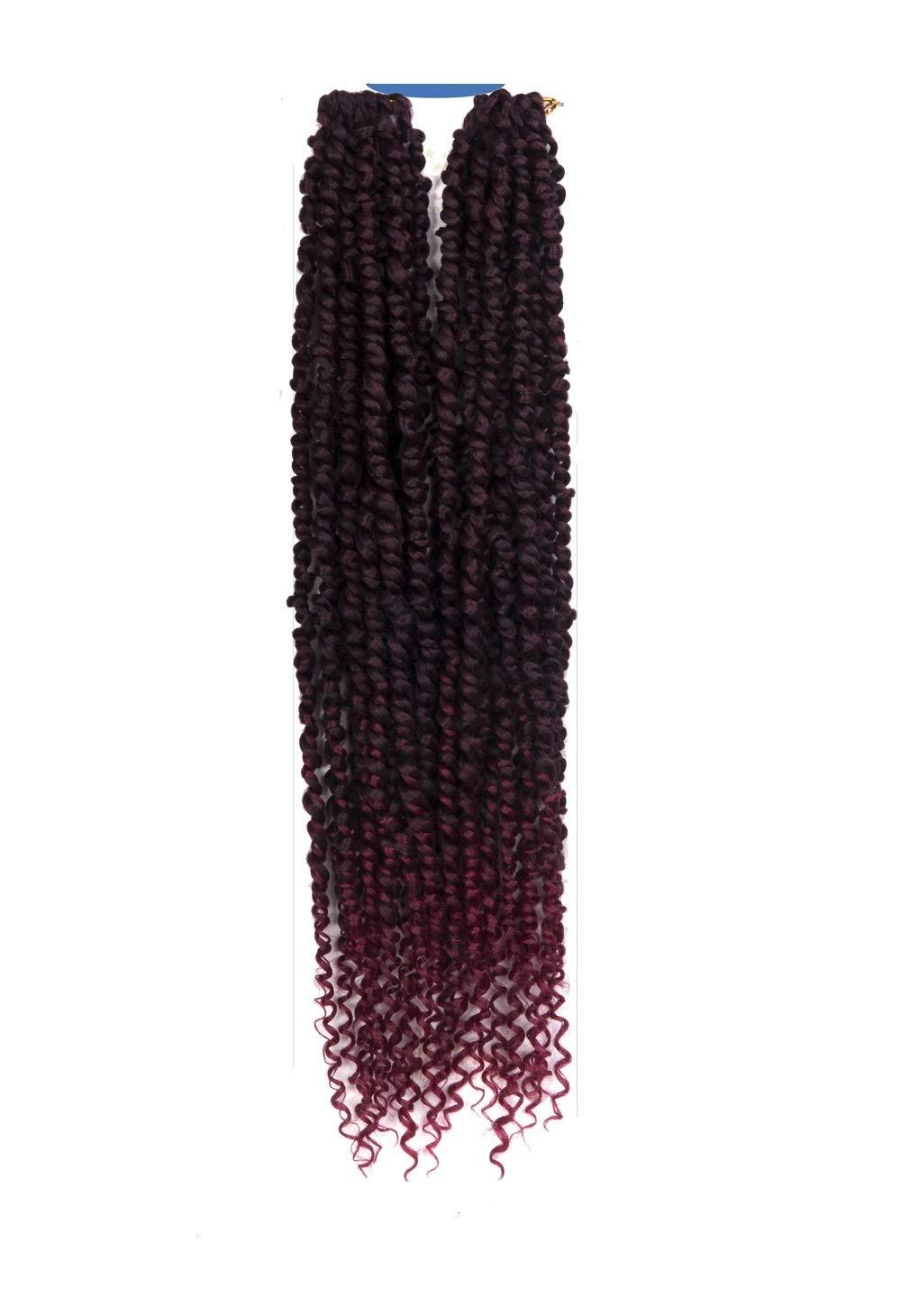 Born Free Alitress Passion Twist Braid Hair 22" (1/50, 24 Strands) (1B)