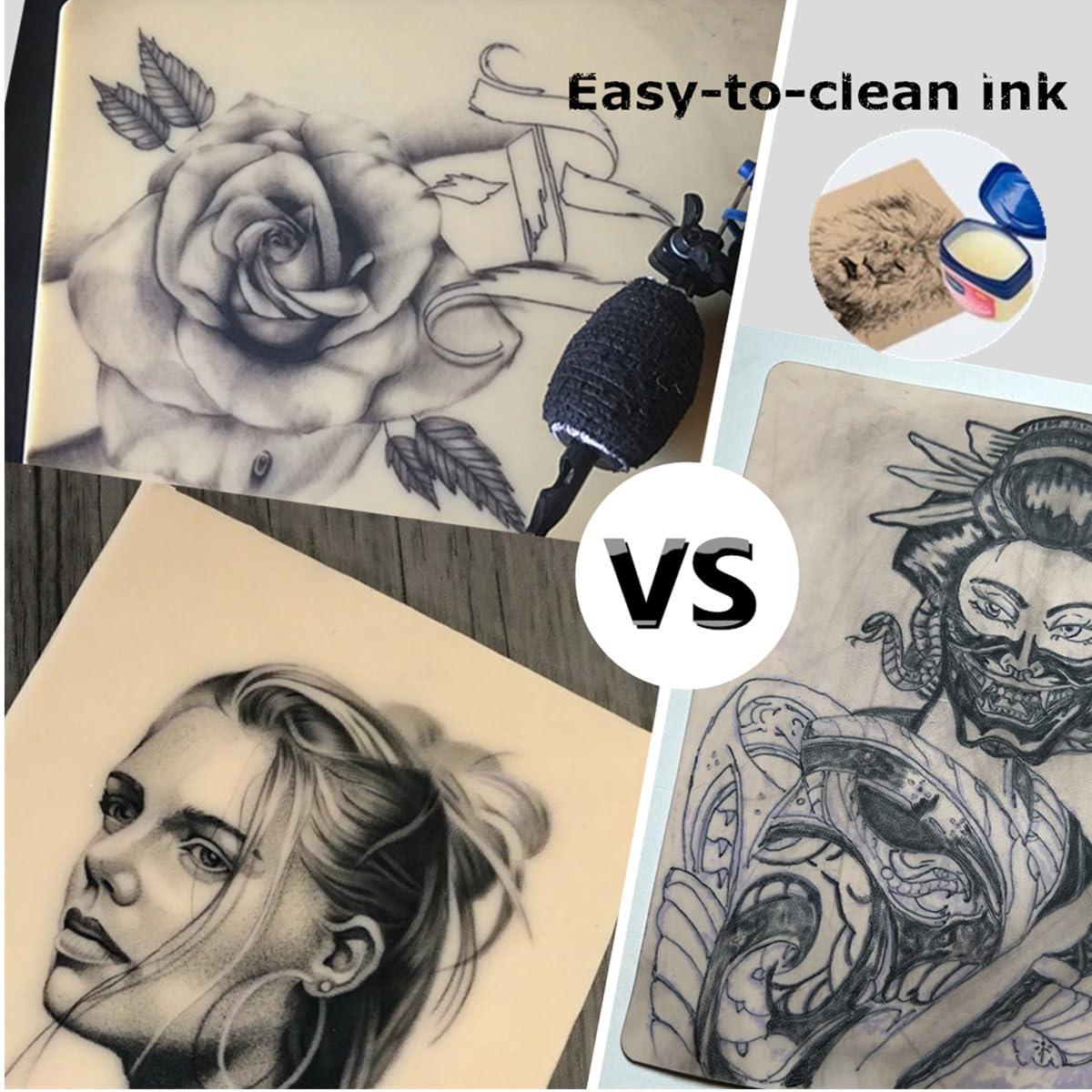 Yuelong Blank Tattoo Skin Practice - Yuelong 10Pcs Double Sides Fake Skin Soft Silicone Pads 7.4x5.6\" Tattooing Microblading or lips practice skin for Beginners and Experienced Tattoo Artists