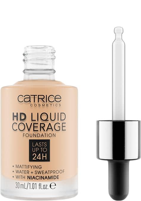 Catrice Catrice | HD Liquid Coverage Foundation | High & Natural Coverage | Vegan & Cruelty Free (008 | Fair Beige)