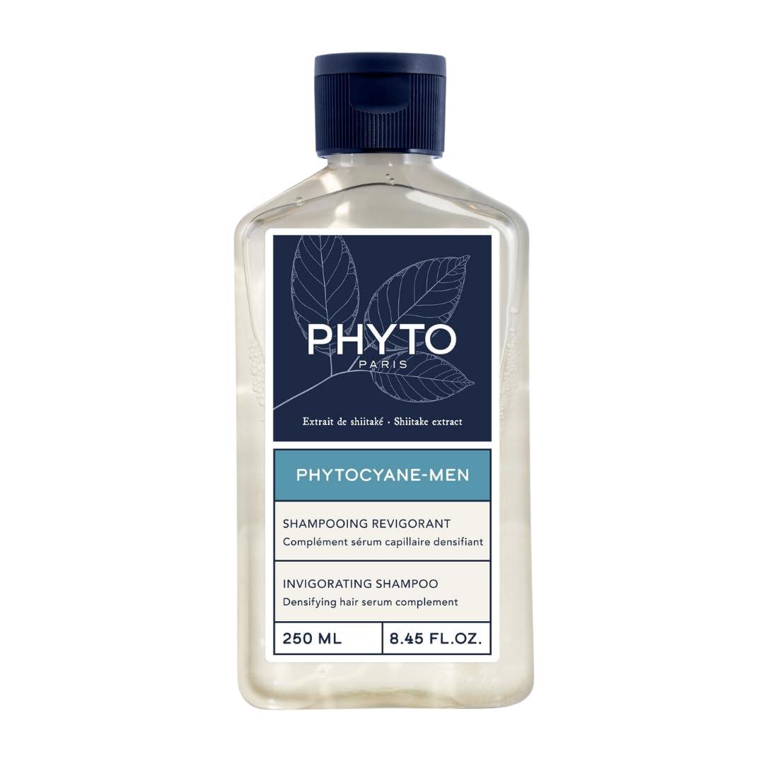 PHYTO PHYTOCYANE Men Invigorating Shampoo, Hair Thinning Shampoo, New & Improved Phytonovathrix Shampoo, 8.45 fl.oz.