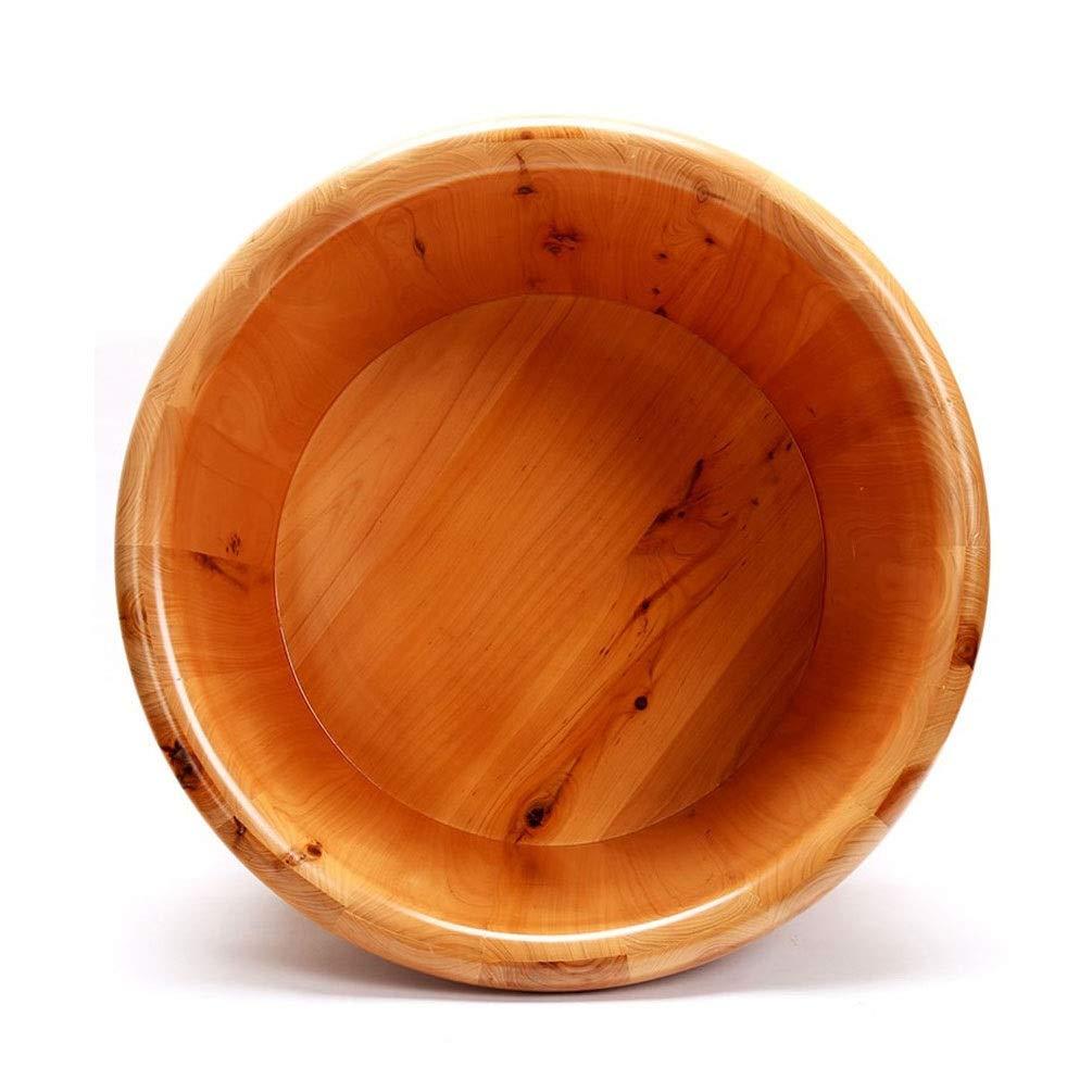 LOBUNS Foot Spas for Home Use Relax Pedicure Foot Bath,Foot and Leg Spa for Adults,Foot Massage Spa for Home,Sauna Wooden Bucket (Size : A)