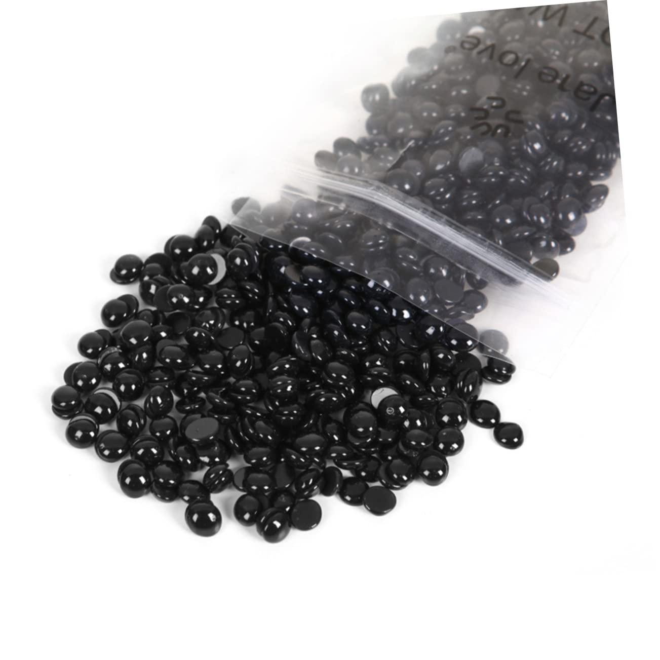 TOVINANNA TOVINANNA Painless Hot Film Hard Beans for Hair Removal 50g Black Beans for Coarse Hair Ideal for Face Eyebrow Bikini and Full Body Waxing at Home