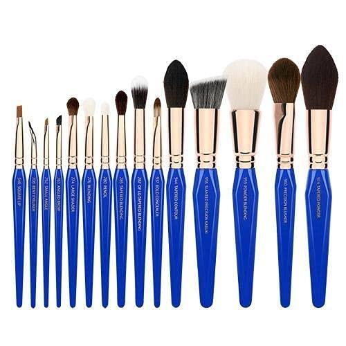 BDELLIUM TOOLS Bdellium Tools Professional Makeup Brush Golden Triangle Phase II Complete 15pc Brush Set with Pouch
