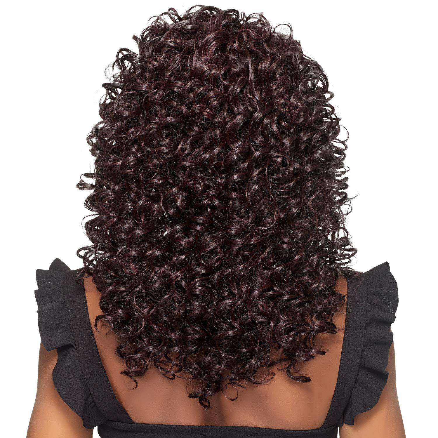 Batik Outre Synthetic Hair Weave Batik Rouge Deep Spiral 5Pcs (14"+16"+18"+20"+Lace Parting Closure) (DR2730)