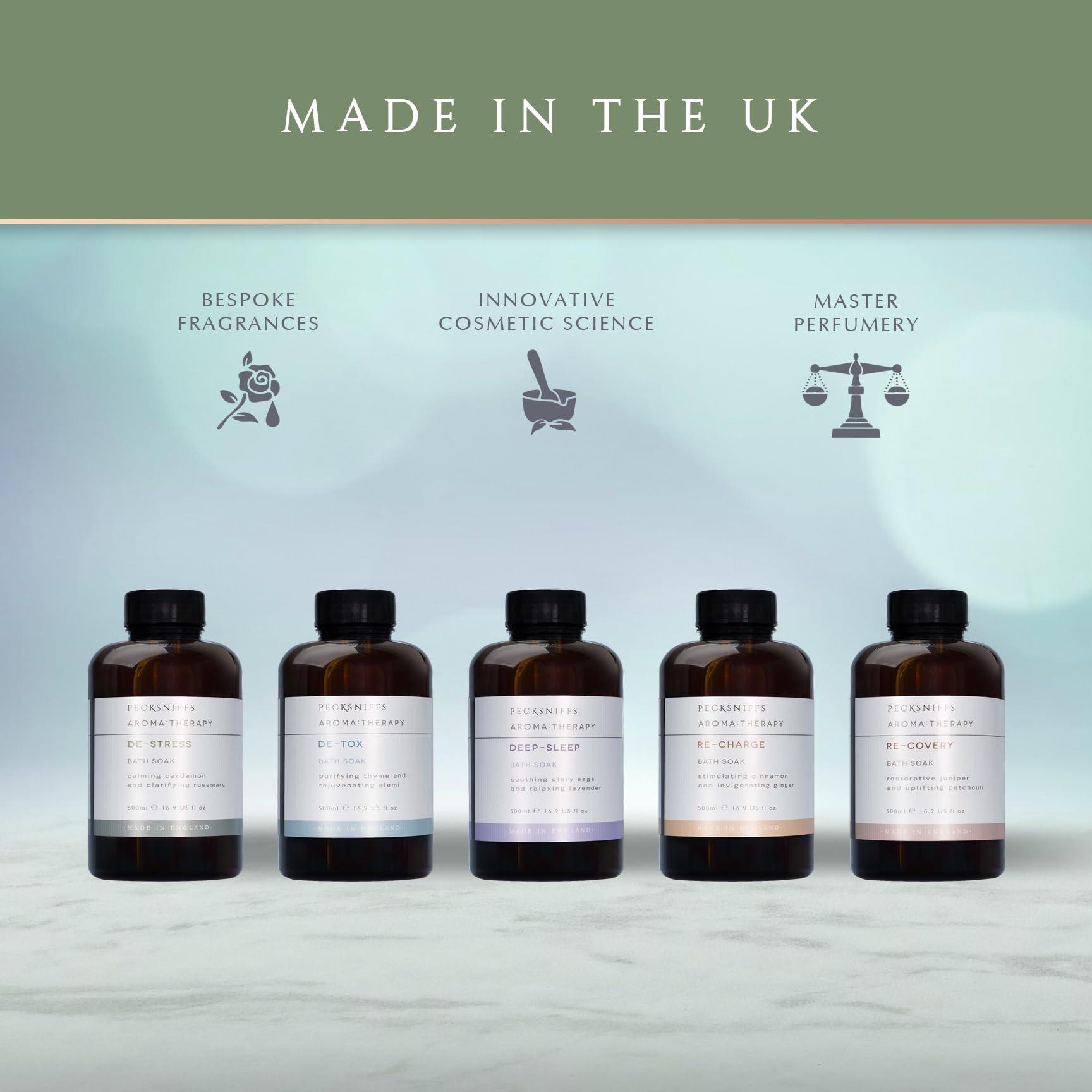 Pecksniff\'s Pecksniff\'s Aroma:Therapy De-Tox Bath Soak Decanter | 500ml/16.9 Fl Oz