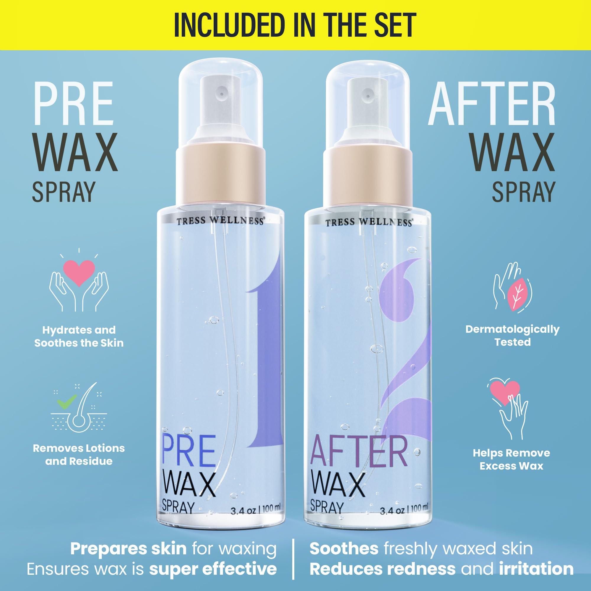 Tress Wellness Tress Wellness Bikini Wax with Pre & After Wax Spray