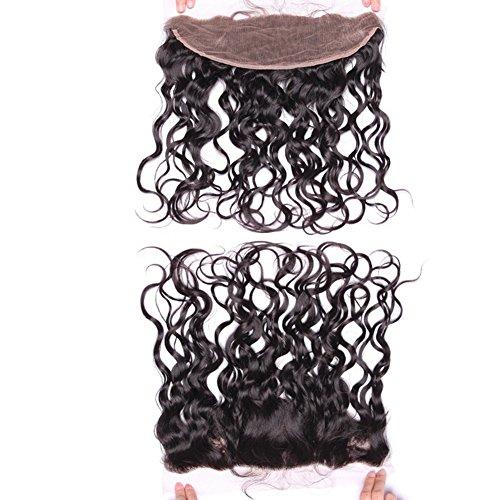 Ruma Hair Ruma Hair 8A Brazilian Human Hair Weave Water Wave With 13X4 Lace Frontal Closure Unprocessed Wet and Wavy Virgin Hair 3 Bundles With Full Lace Frontals (10 with 10 12 14)