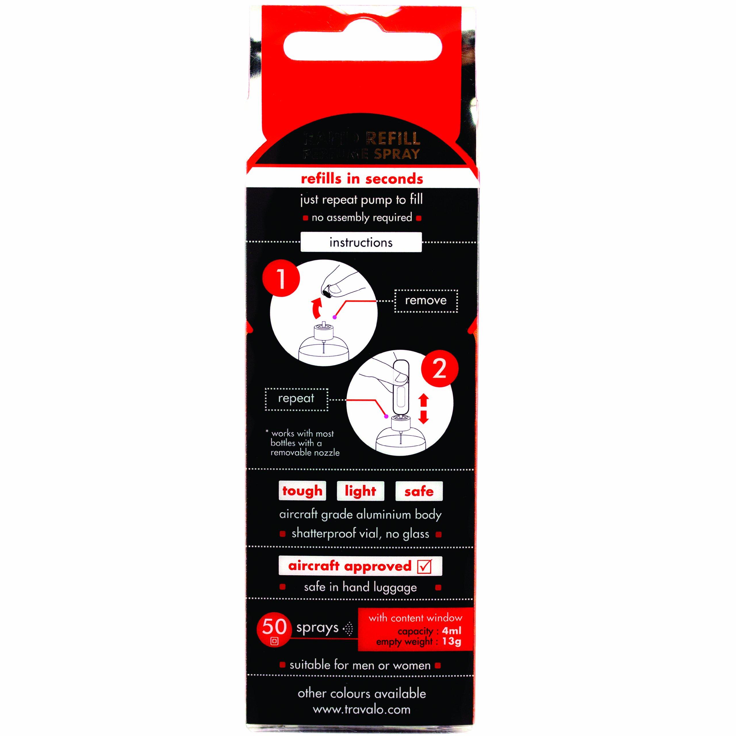 Travalo Travalo Easy Refill Travel Perfume Atomizer Bottle - Red