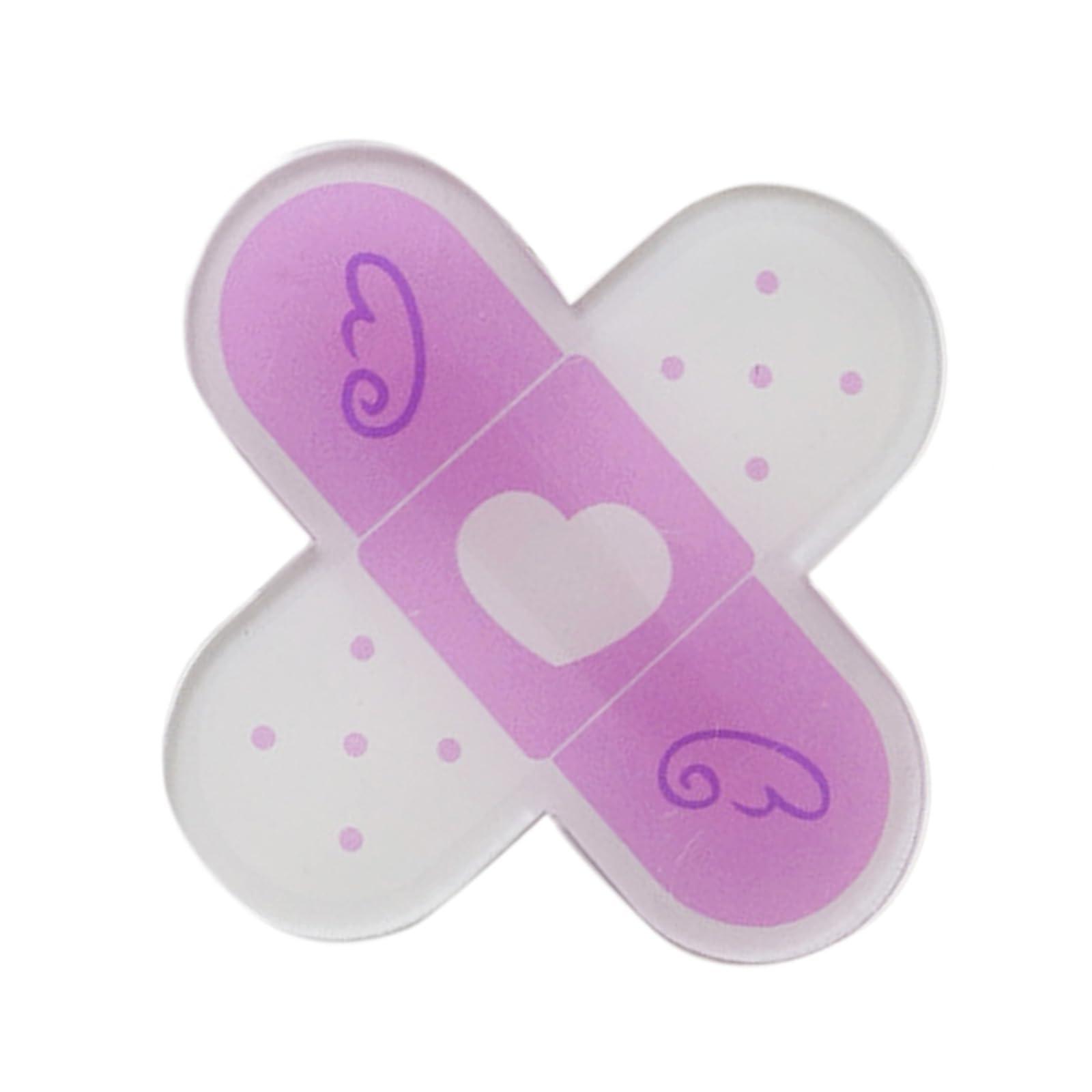 CHENZILIN CHENZILIN Acrylic Cross Hair Clip for Teens Girls Cute Hairpins Side Clip Y2K Barrettes for Women Side Bangs Subculture Hairpin, Blue