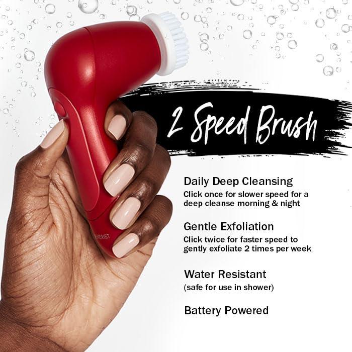 Olay Olay Facial Cleansing Brush Regenerist, Face Exfoliator with 2 Brush Heads