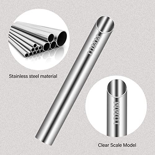 Rosvola Body Piercing Receiver Tubes, Piercing Receiving Tubes 45 Degree Angle for Lip Nails