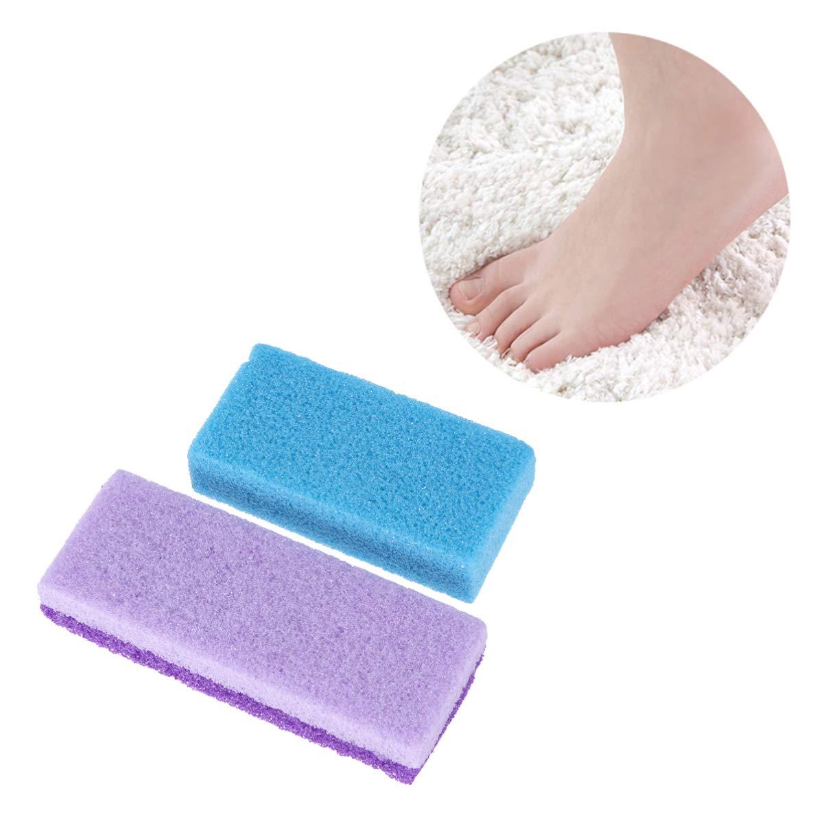 EXCEART EXCEART Pedicure Tools Pedicure Tools Foot Rasp 2Pcs Pedicure Foot File Remover Pumice Stone Foot Scrubbers Hard Skin Dead Skin Removing Foot Care Tool Nail Accessories Nail Accessories