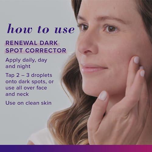 Burt's Bees Burt\'s Bees Renewal Dark Spot Corrector With Natural Retinol Alternative and Vitamin C, Reduces Appearance of Dark Spots and Uneven Skin Tone, 98.6 Percent Natural Origin Skin Care, 1 fl. oz. Bottle