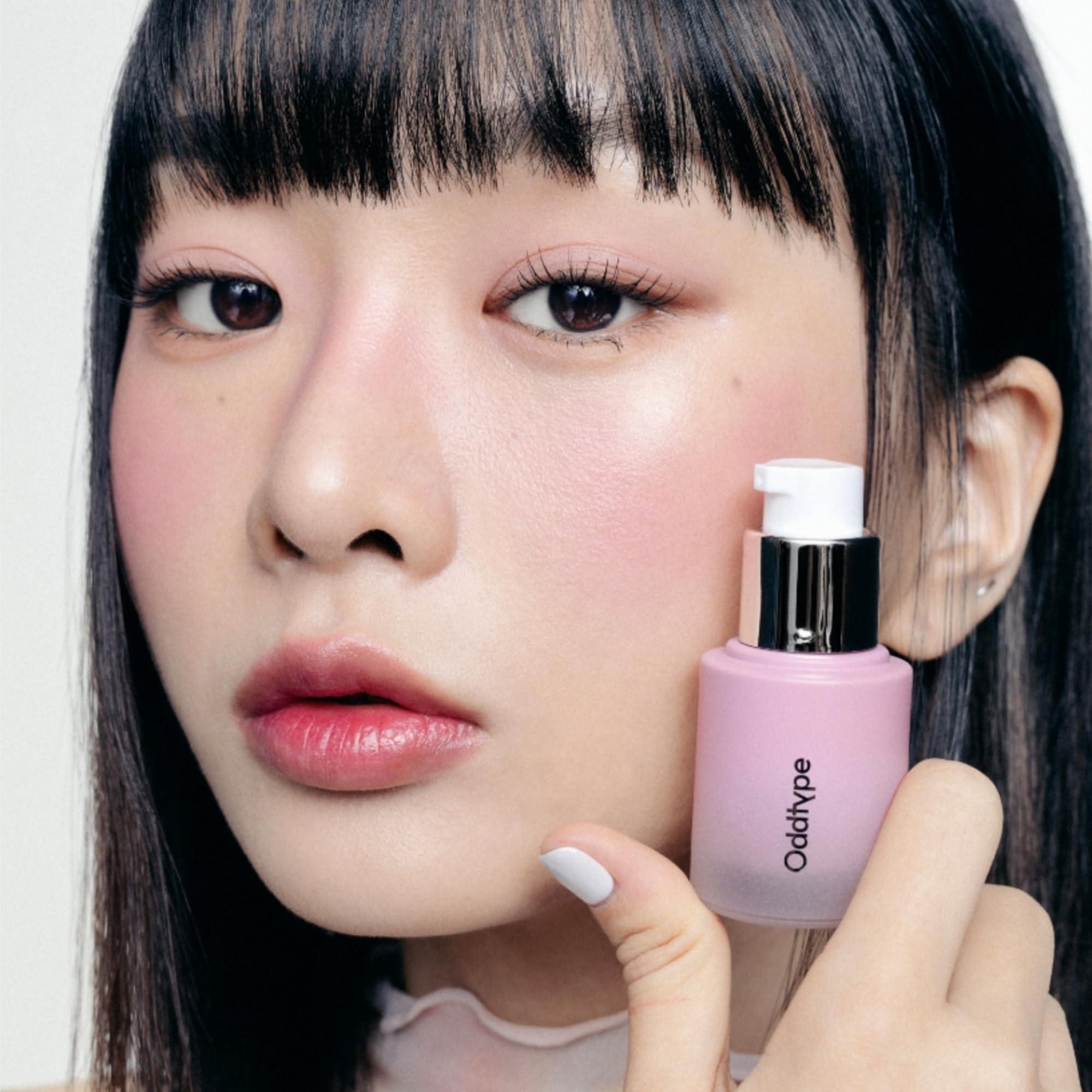 Oddtype ODDTYPE So Touchable Water Blush Buildable color, Seamless blending, Easy dispensing pump Glowy finish (CHILLAX, 3OZ)