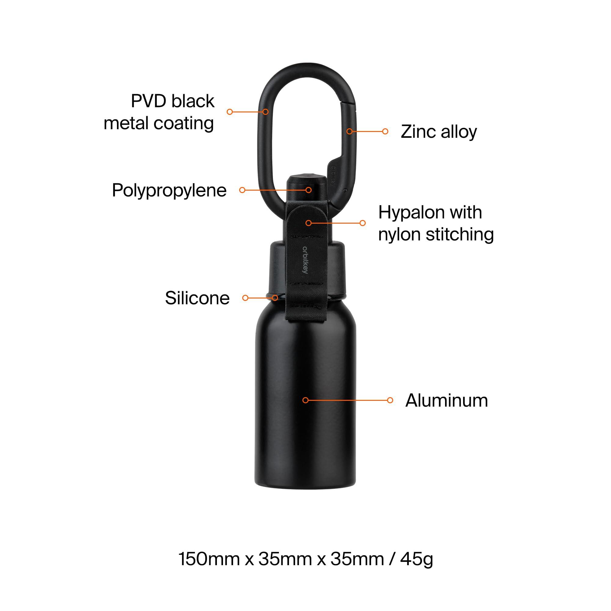 Orbitkey Orbitkey Clip-on Refillable Bottle 50ml - Black